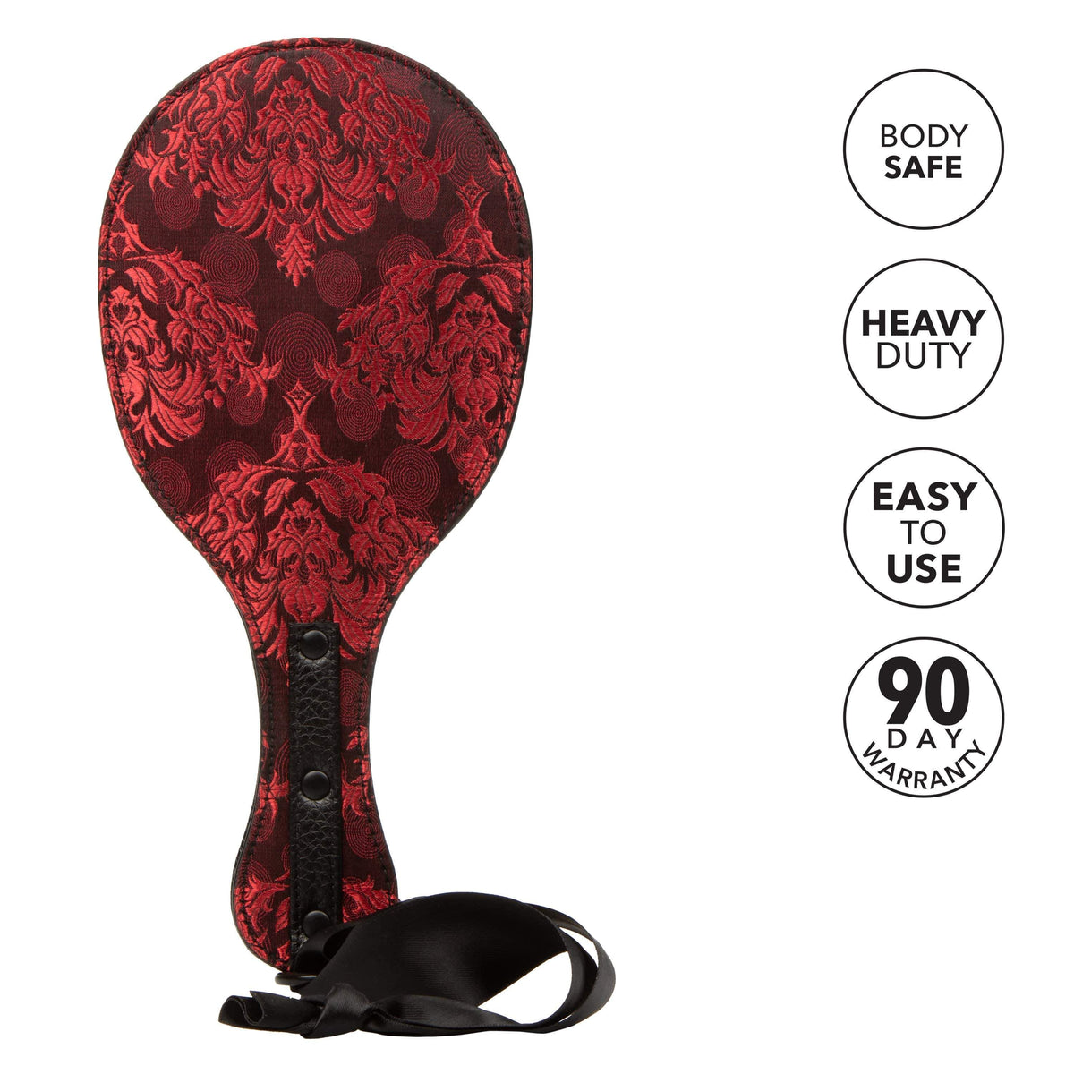 California Exotics - Scandal Round Double Paddle (Red) Paddle 716770093509 CherryAffairs