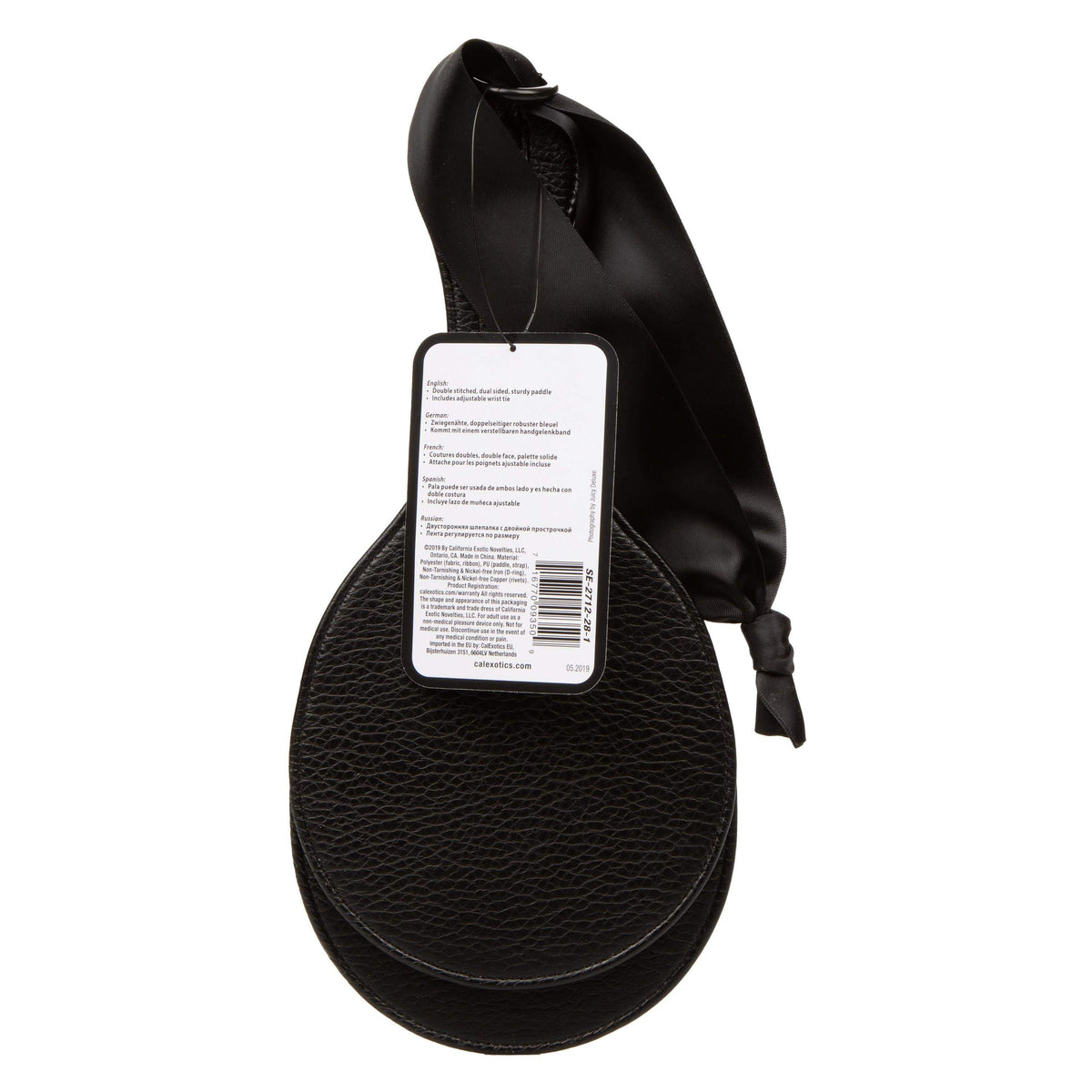 California Exotics - Scandal Round Double Paddle (Red) - Red - Paddle