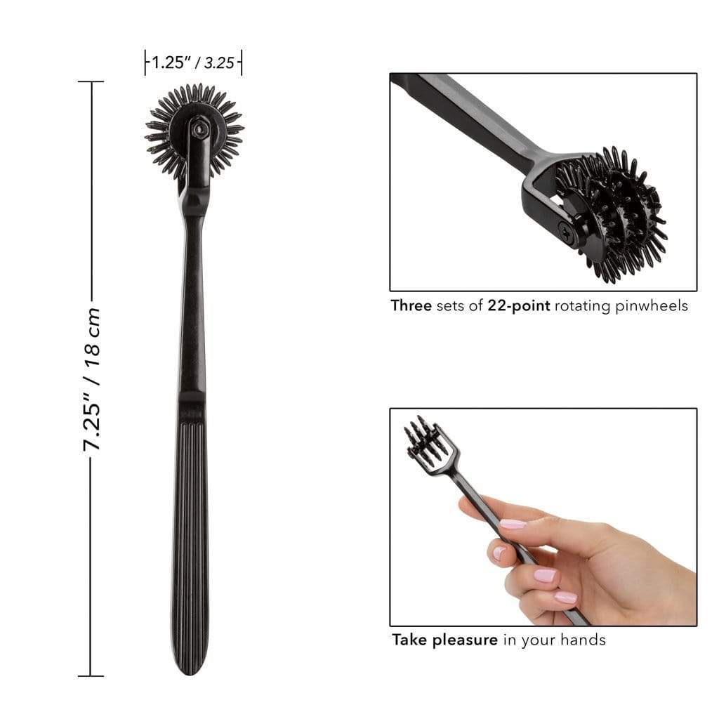 California Exotics - Scandal Trio BDSM Pleasure Wheel (Black) BDSM (Others) 716770093523 CherryAffairs