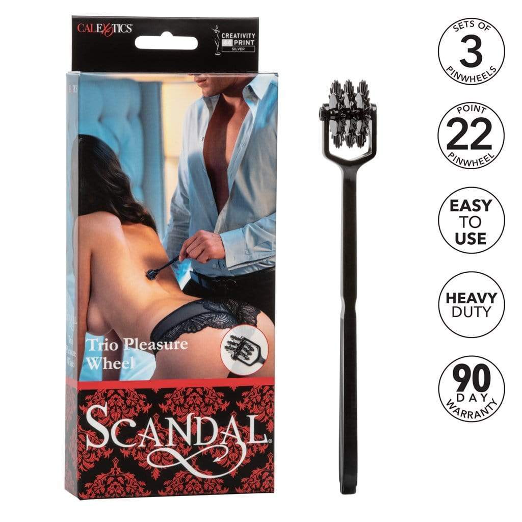 California Exotics - Scandal Trio BDSM Pleasure Wheel (Black) BDSM (Others) Durio Asia