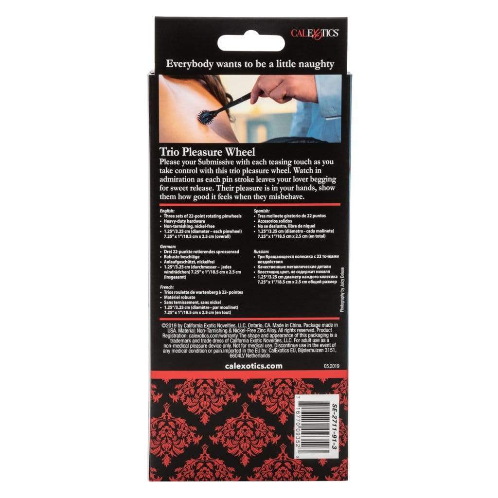 California Exotics - Scandal Trio BDSM Pleasure Wheel (Black) BDSM (Others) 716770093523 CherryAffairs