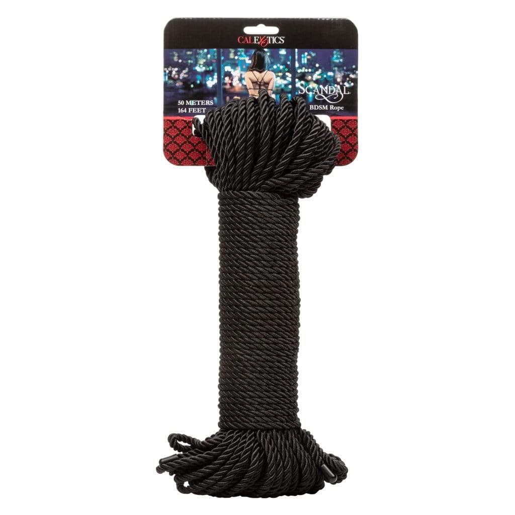 California Exotics - Scandal BDSM Rope 164ft (Black) Rope 716770093608 CherryAffairs