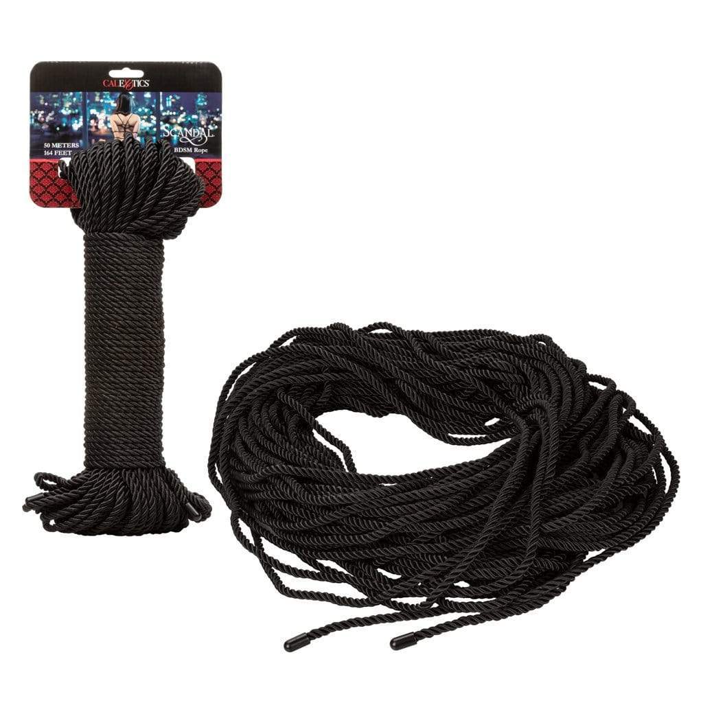 California Exotics - Scandal BDSM Rope 164ft (Black) Rope 716770093608 CherryAffairs