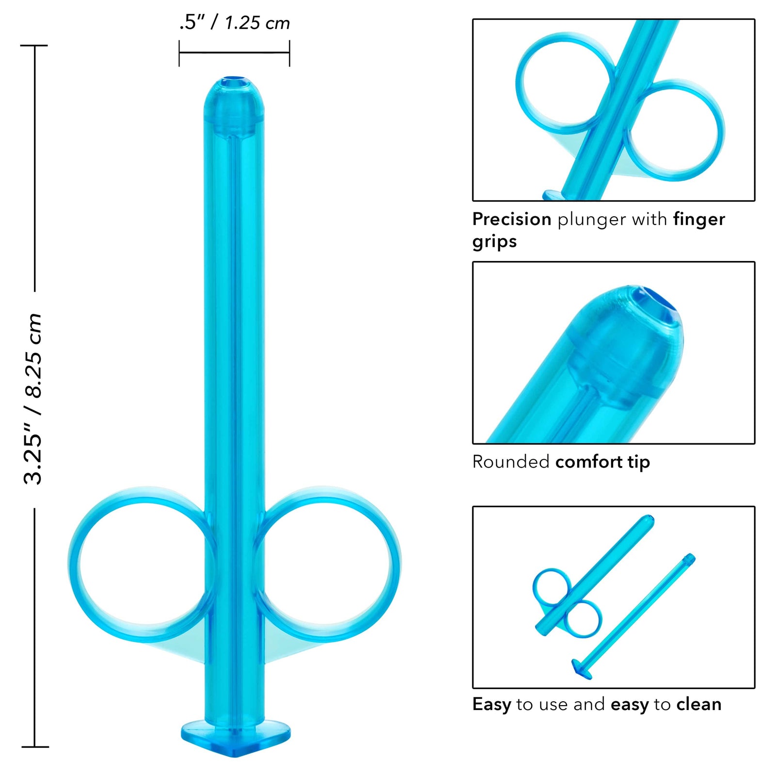 California Exotics - Lube Tube Lube Dispenser Accessory (Blue) Accessories 716770094193 CherryAffairs