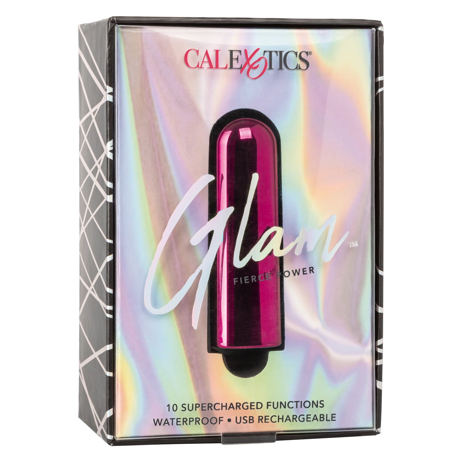 California Exotics - Fierce Power Glam Bullet Vibrator (Pink) Bullet (Vibration) Rechargeable 716770094261 CherryAffairs