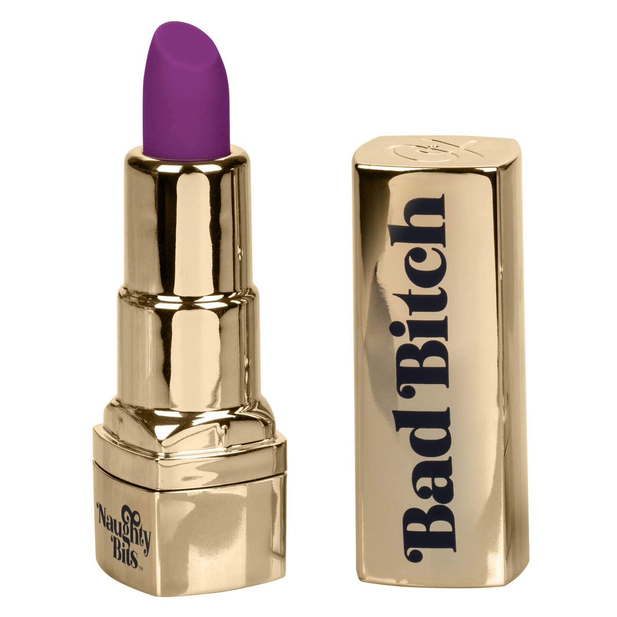 California Exotics - Naughty Bits Bad Bitch Discreet Lipstick Vibrator (Gold) Discreet Toys 716770094292 CherryAffairs