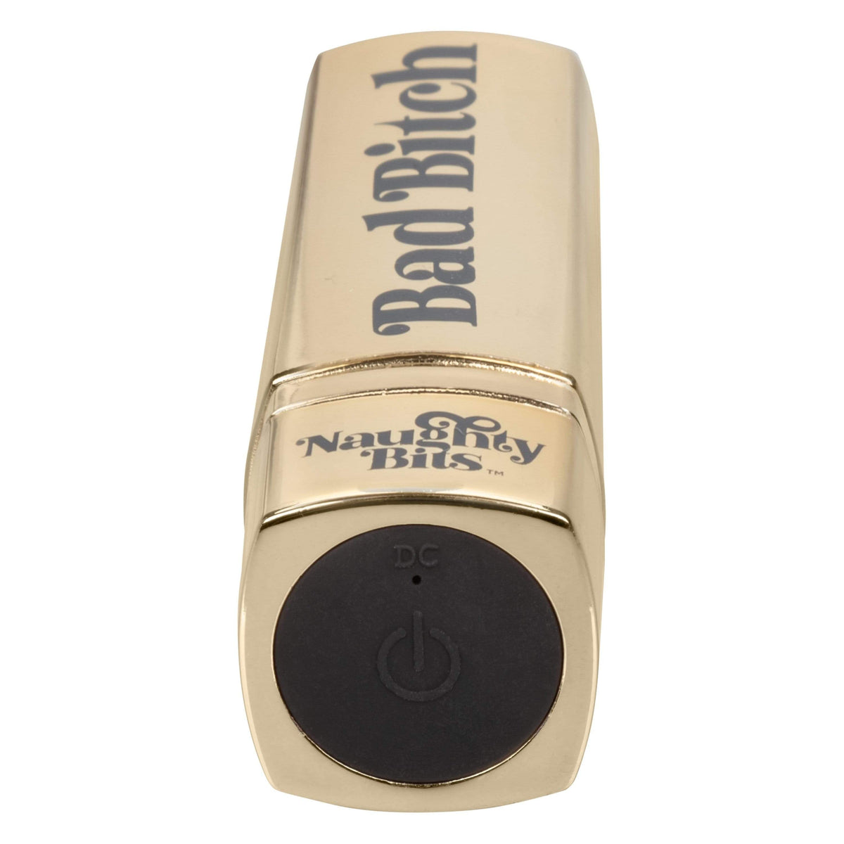 California Exotics - Naughty Bits Bad Bitch Discreet Lipstick Vibrator (Gold) Discreet Toys 716770094292 CherryAffairs