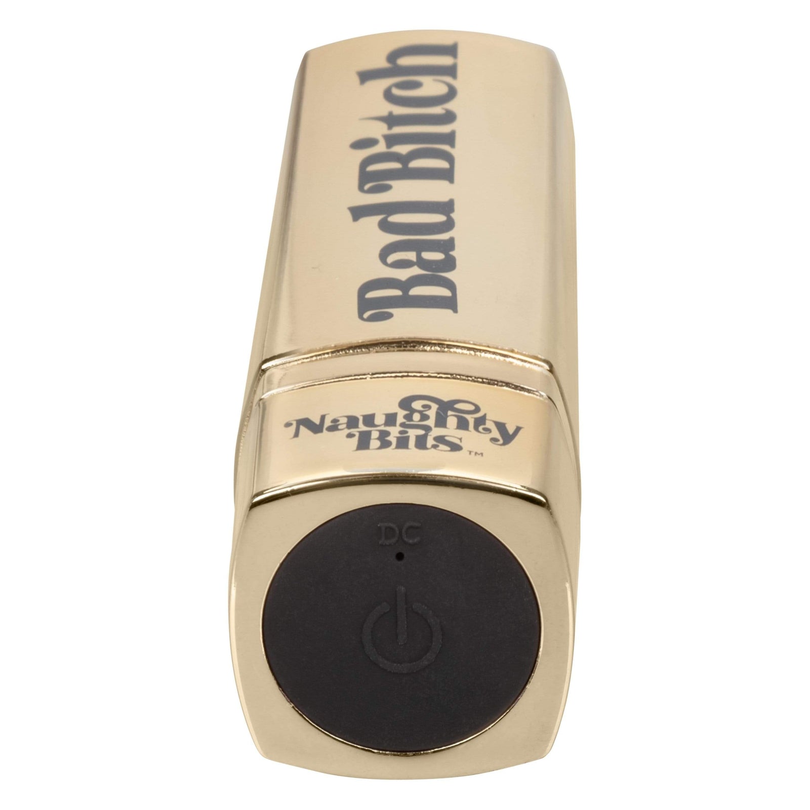 California Exotics - Naughty Bits Bad Bitch Discreet Lipstick Vibrator (Gold) Discreet Toys 716770094292 CherryAffairs
