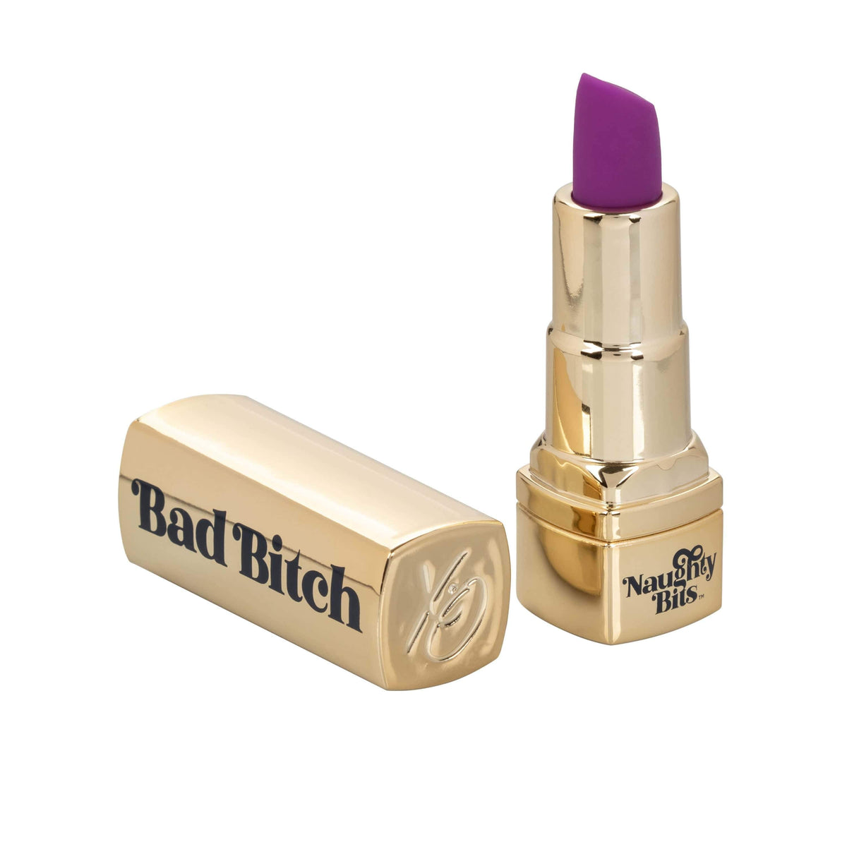 California Exotics - Naughty Bits Bad Bitch Discreet Lipstick Vibrator (Gold) Discreet Toys 716770094292 CherryAffairs