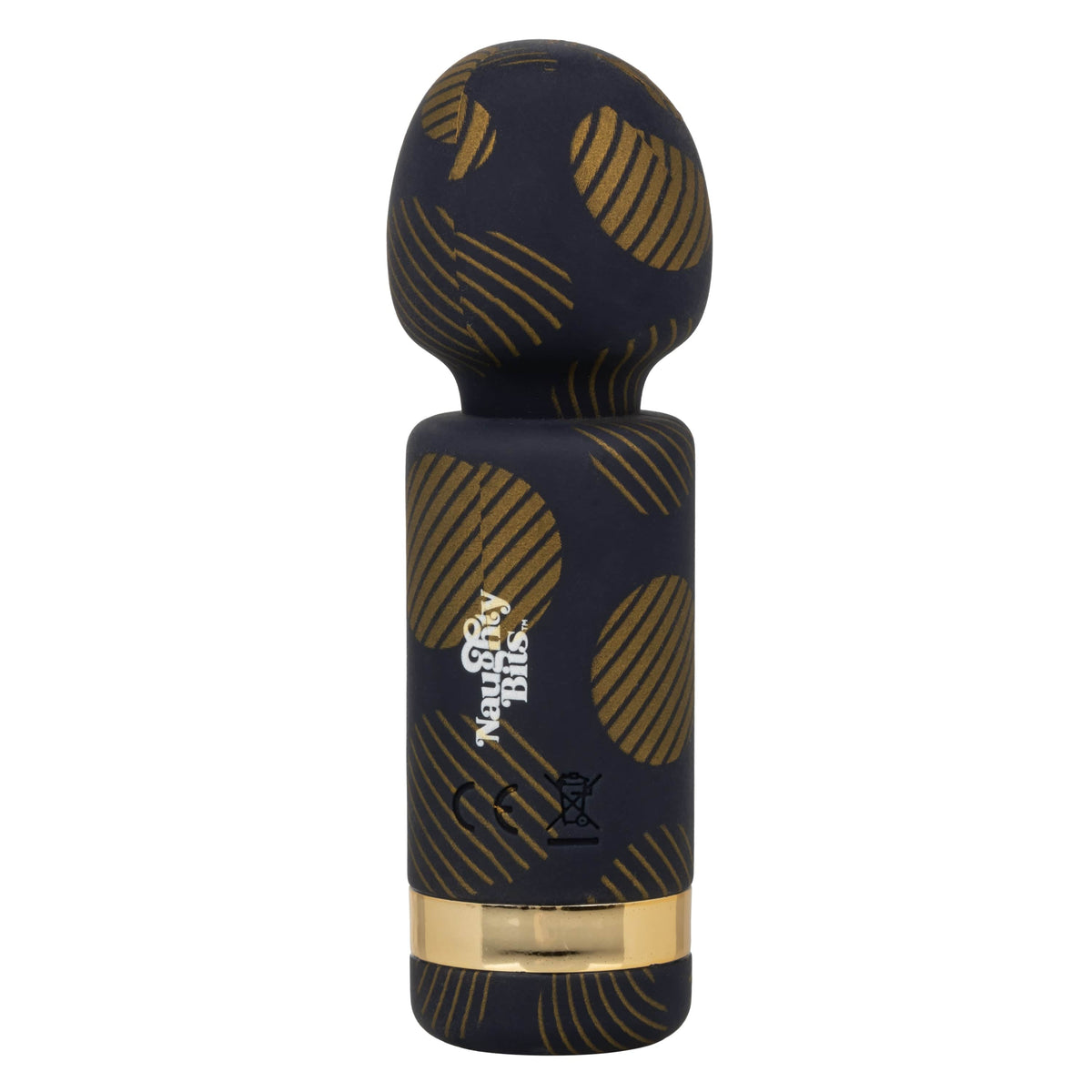 California Exotics - Naughty Bits Lit Clit Teenie Weenie Mini Wand Massager (Black) Mini Wand Massagers (Vibration) Rechargeable 716770094308 CherryAffairs