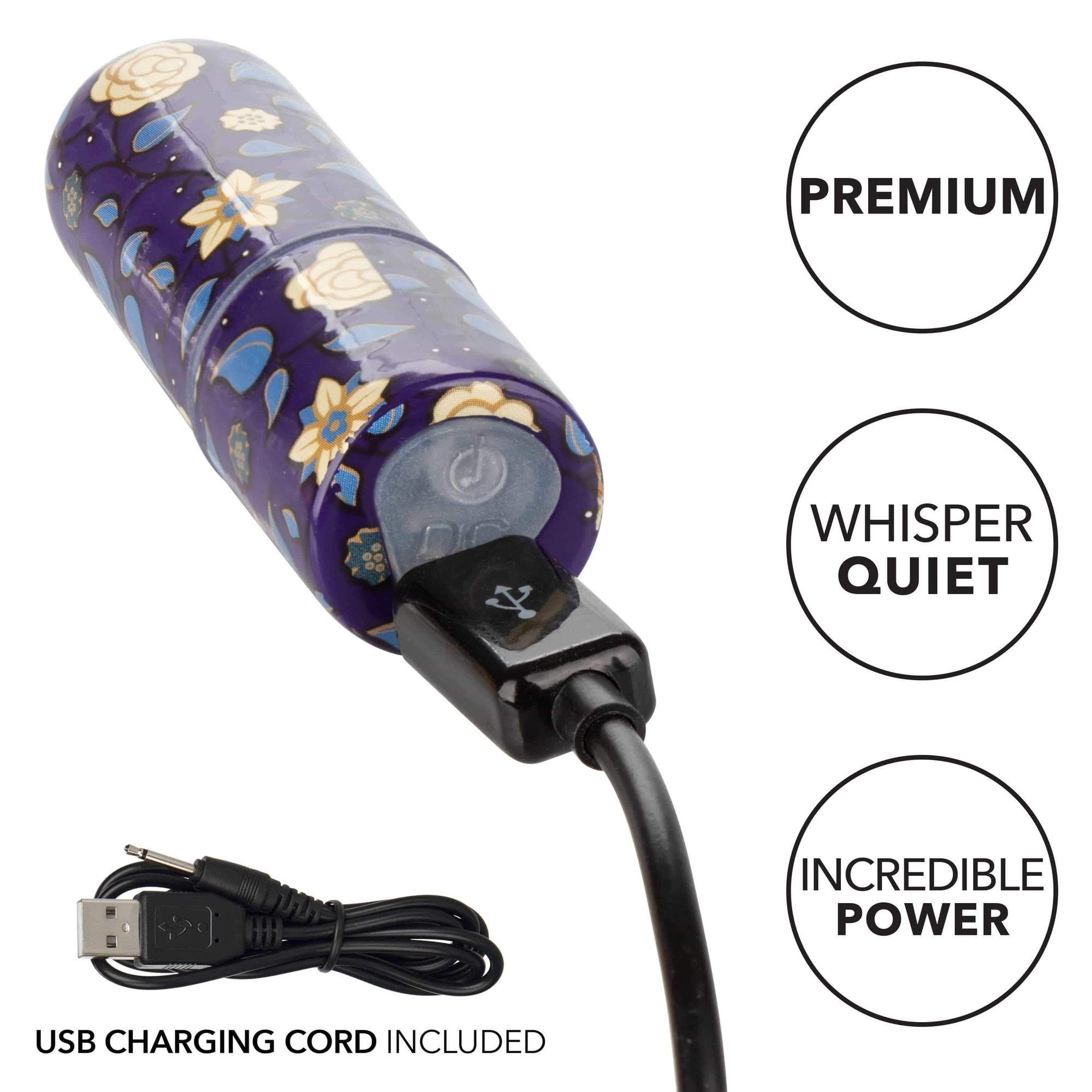 California Exotics - Naughty Bits Just The Tip Bullet Vibrator (Black) Bullet (Vibration) Rechargeable 716770094315 CherryAffairs