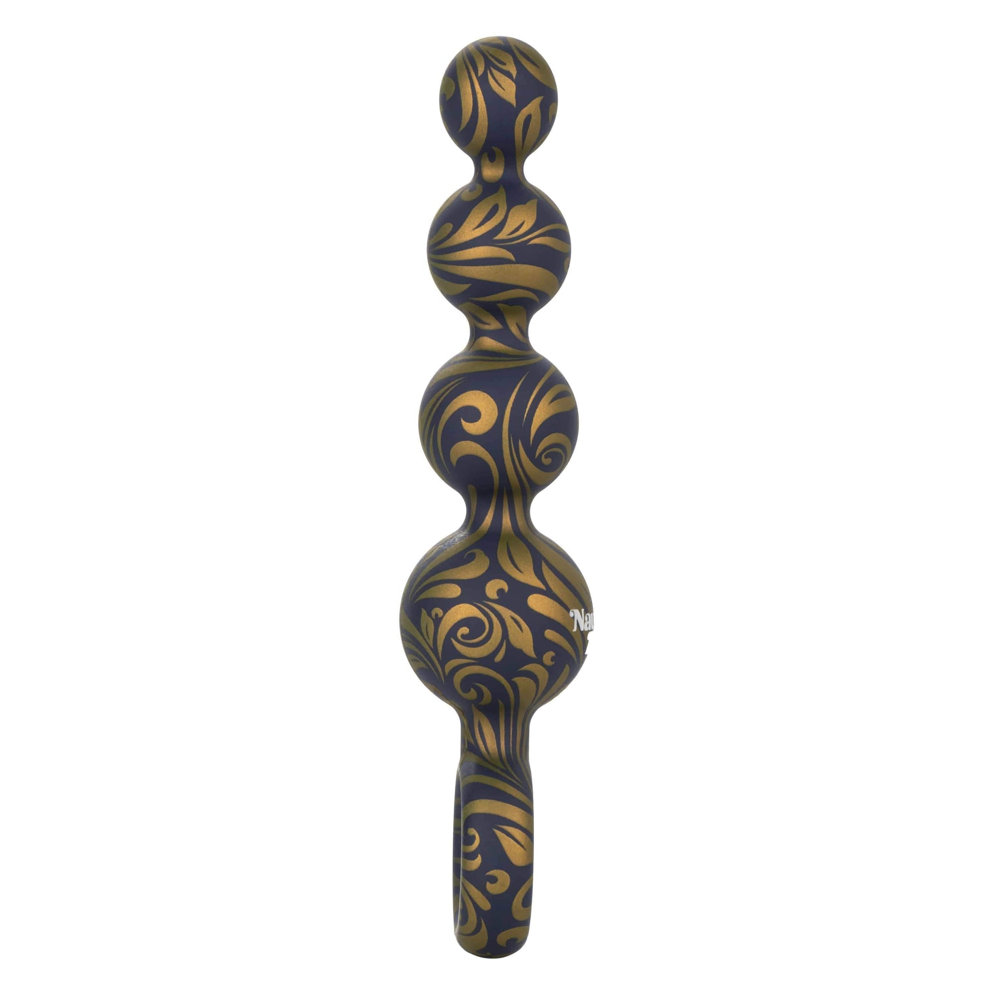 California Exotics - Naughty Bits Butt Balls Silicone Booty Beads (Black) Anal Beads (Non Vibration) 716770094391 CherryAffairs