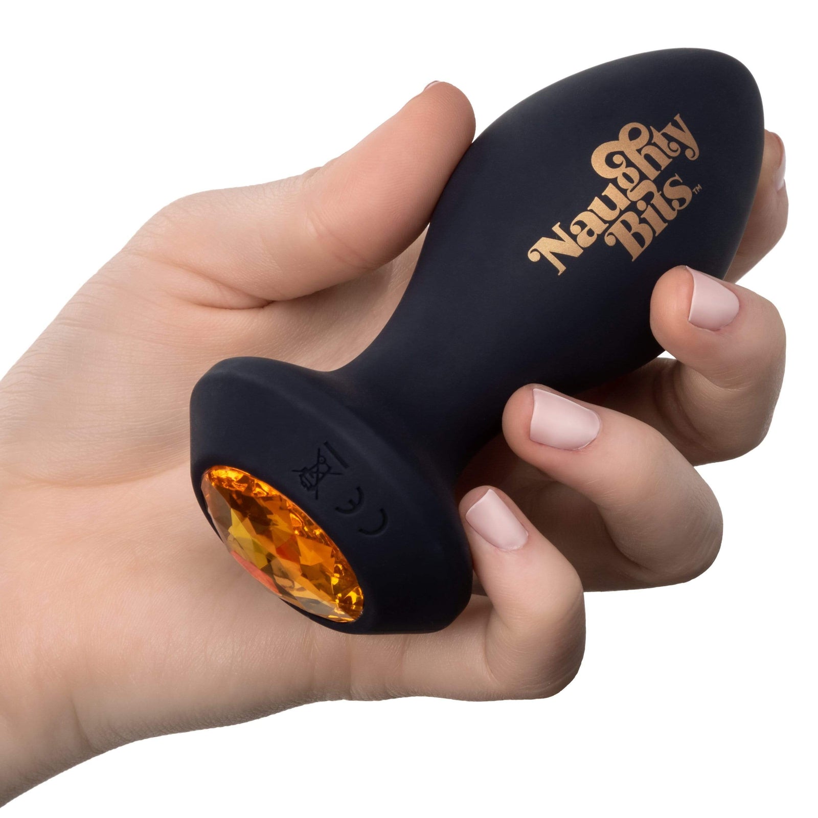 California Exotics - Naughty Bits Shake Your Ass Petite Vibrating Butt Plug (Black) Anal Plug (Vibration) Rechargeable 716770094407 CherryAffairs