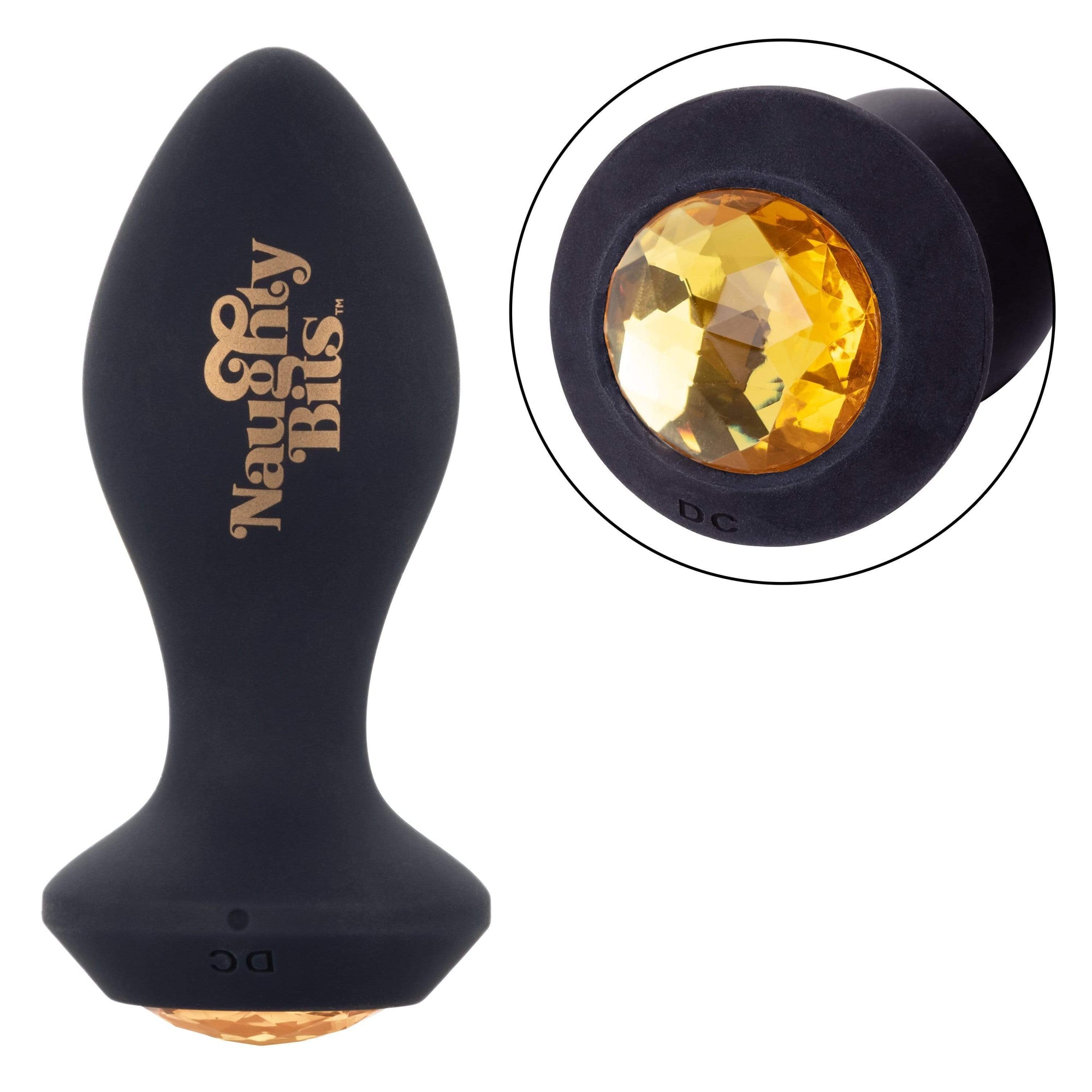 California Exotics - Naughty Bits Shake Your Ass Petite Vibrating Butt Plug (Black) Anal Plug (Vibration) Rechargeable 716770094407 CherryAffairs