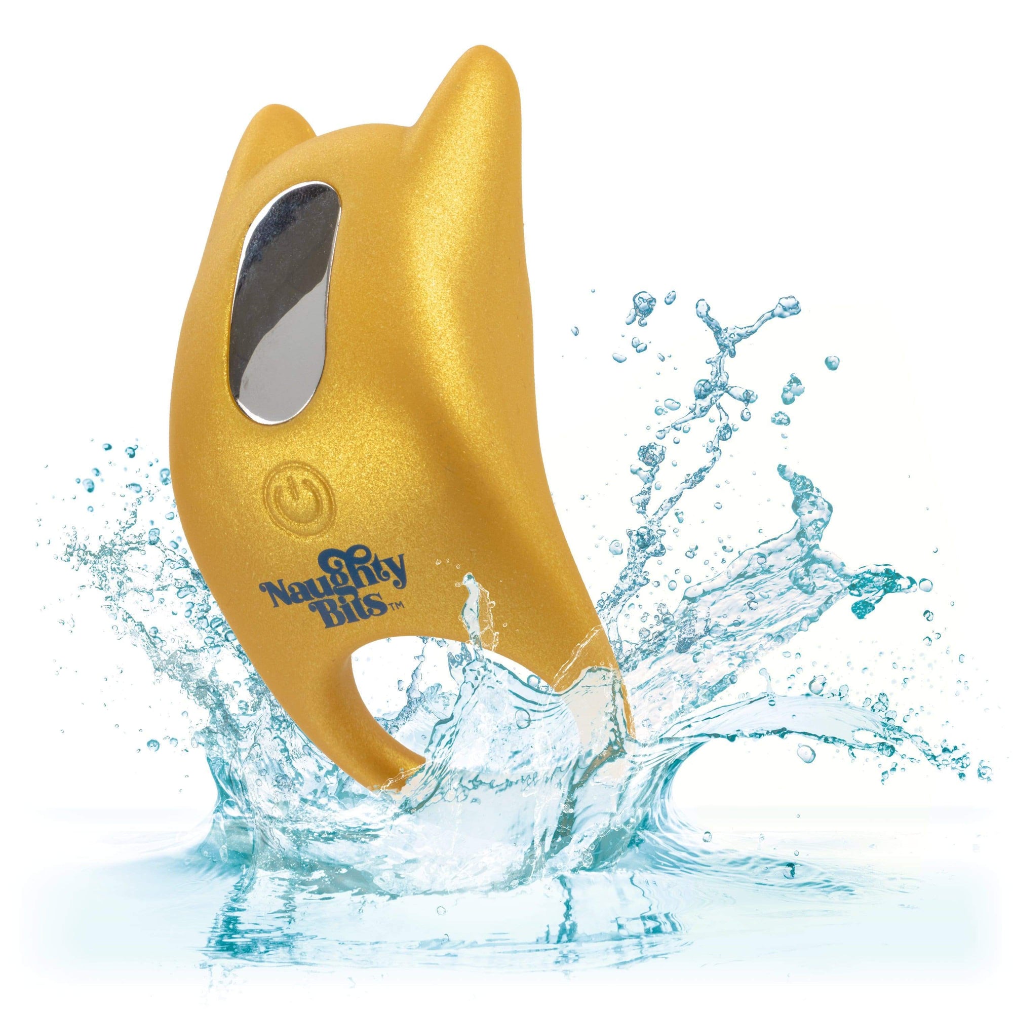 California Exotics - Naughty Bits Horny AF Vibrating Cock Ring (Yellow) Silicone Cock Ring (Vibration) Rechargeable 716770094414 CherryAffairs