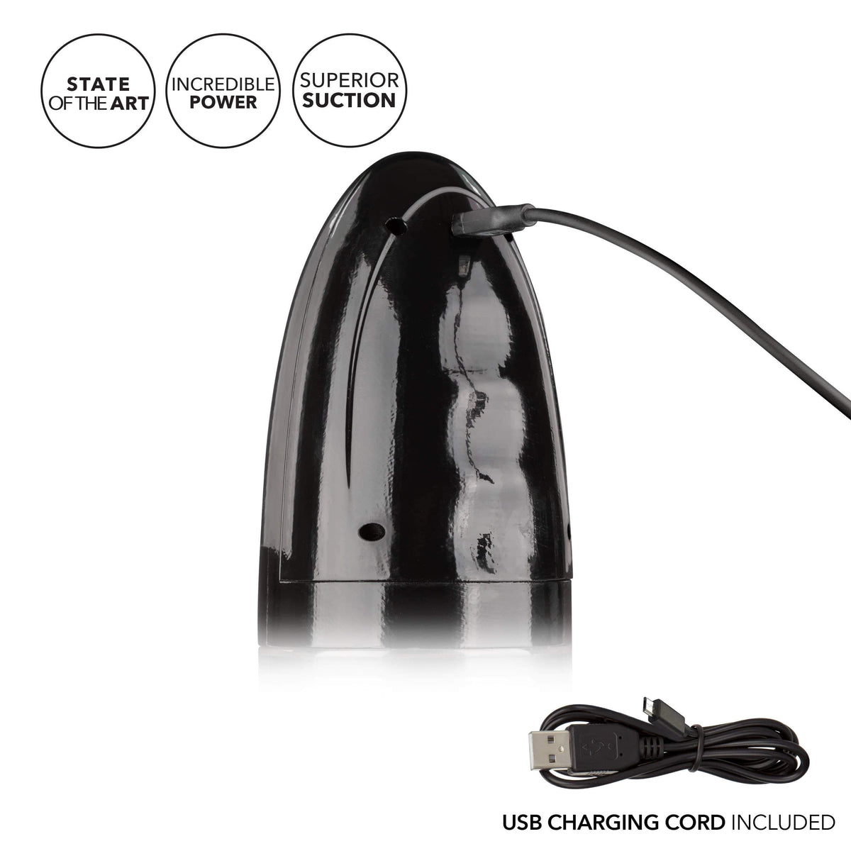 California Exotics - Optimum Series Executive Automatic Smart Pump (Black) Penis Pump (Vibration) Rechargeable 716770094513 CherryAffairs