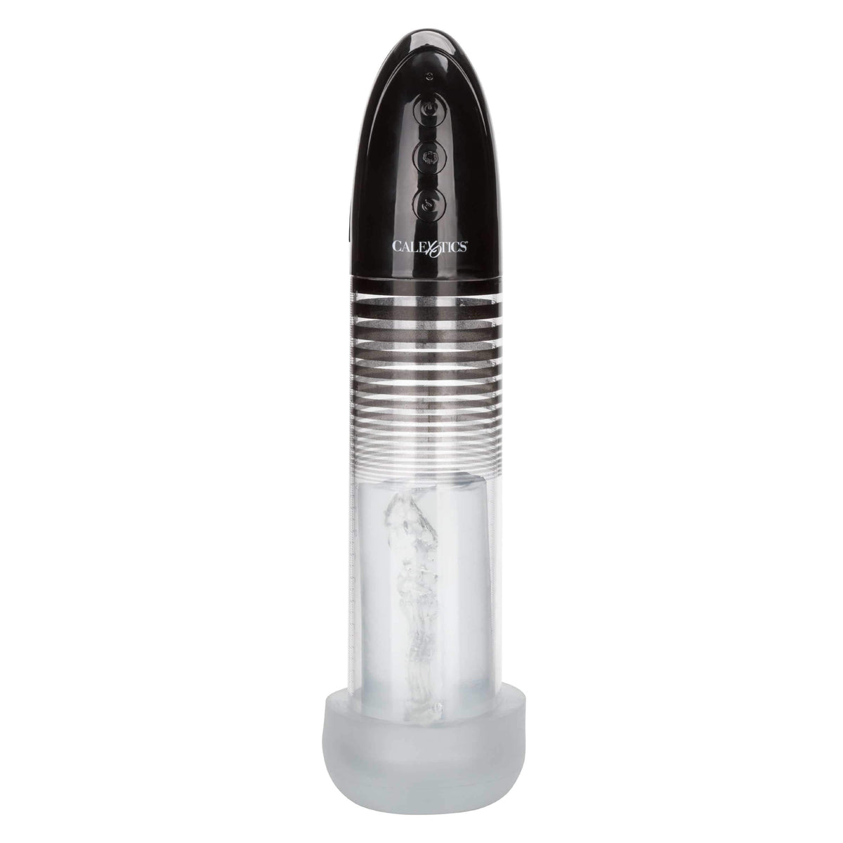 California Exotics - Optimum Series Executive Automatic Smart Pump (Black) - Black - Penis Pump (Vibration) Rechargeable