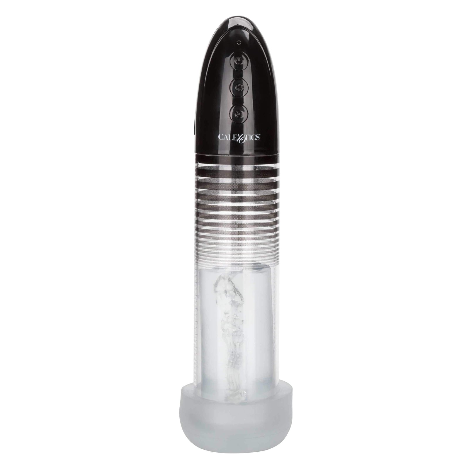 California Exotics - Optimum Series Executive Automatic Smart Pump (Black) - Black - Penis Pump (Vibration) Rechargeable