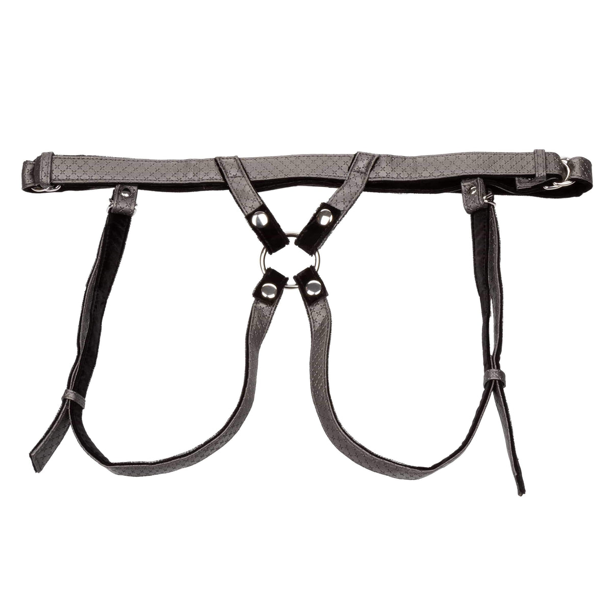 California Exotics - Her Royal Harness The Regal Duchess Strap On (Black) Strap On w/o Dildo 716770094537 CherryAffairs