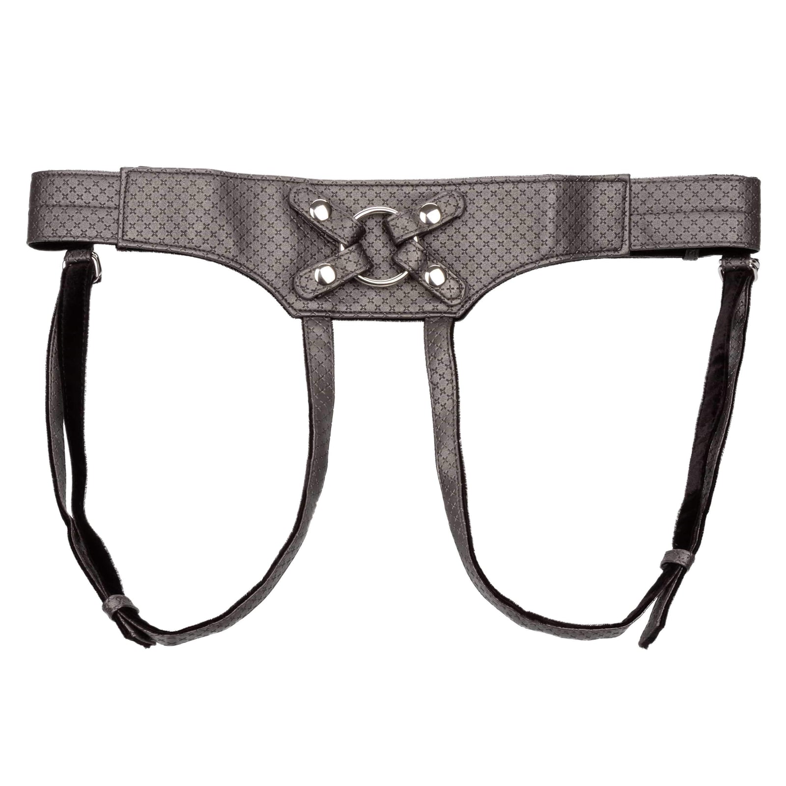 California Exotics - Her Royal Harness The Regal Empress Strap On (Black) Strap On w/o Dildo 716770094551 CherryAffairs