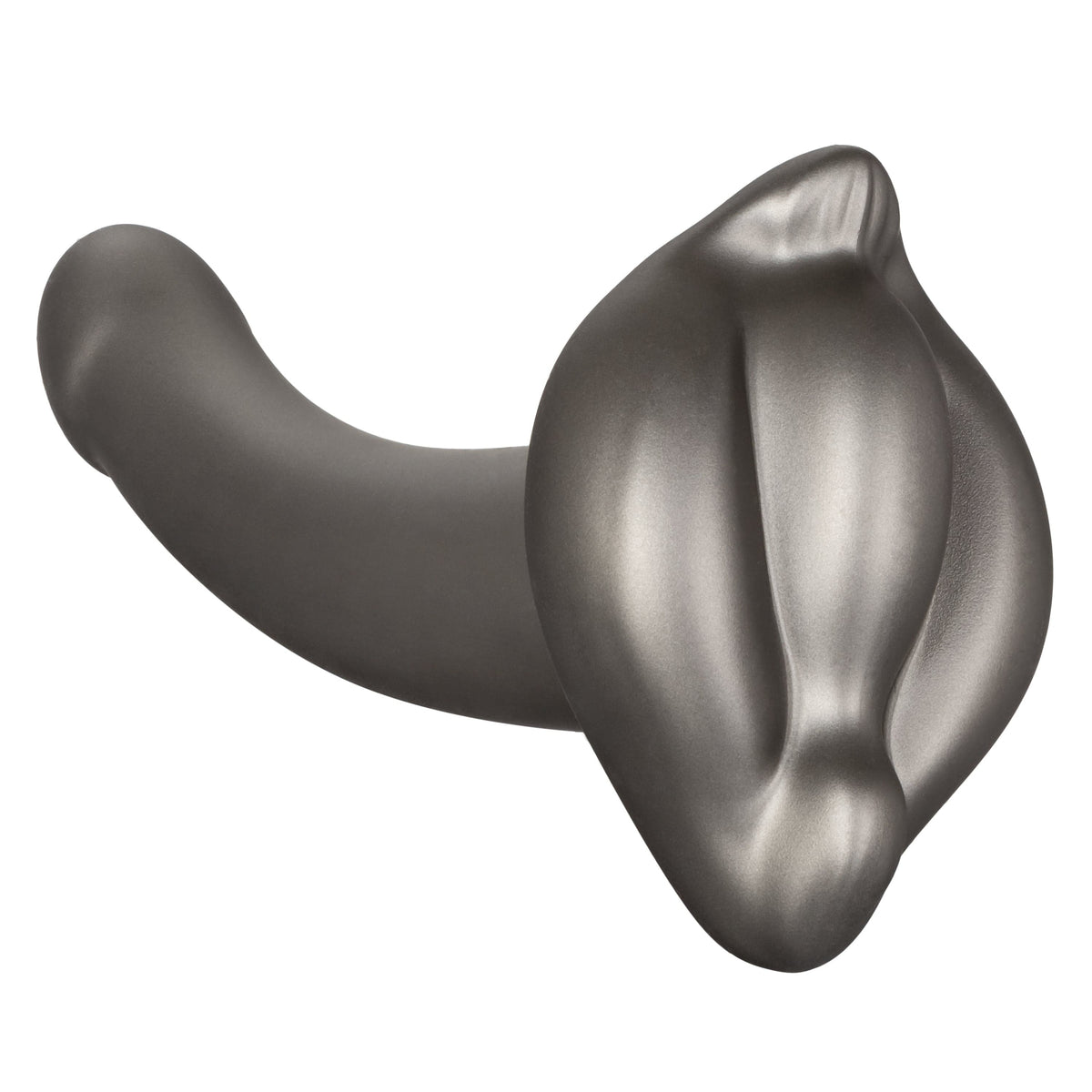 California Exotics - Her Royal Harness Me2 Ultra Soft G Probe Strap On Dildo (Black) Non Realistic Dildo with suction cup (Non Vibration) 716770094674 CherryAffairs