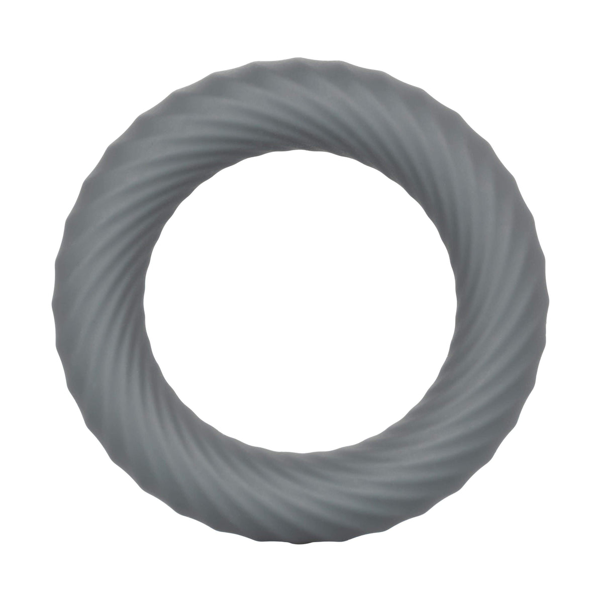California Exotics - Link Up Edge Vibrating Cock Ring (Grey) Silicone Cock Ring (Vibration) Rechargeable 716770094728 CherryAffairs