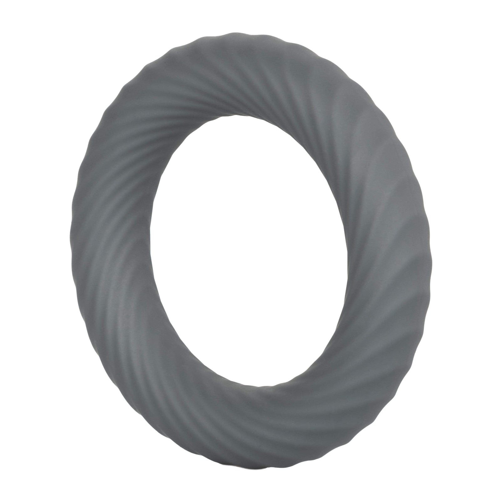 California Exotics - Link Up Edge Vibrating Cock Ring (Grey) Silicone Cock Ring (Vibration) Rechargeable 716770094728 CherryAffairs