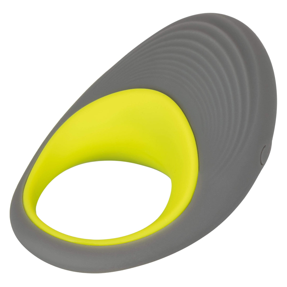 California Exotics - Link Up Edge Vibrating Cock Ring (Grey) Silicone Cock Ring (Vibration) Rechargeable 716770094728 CherryAffairs