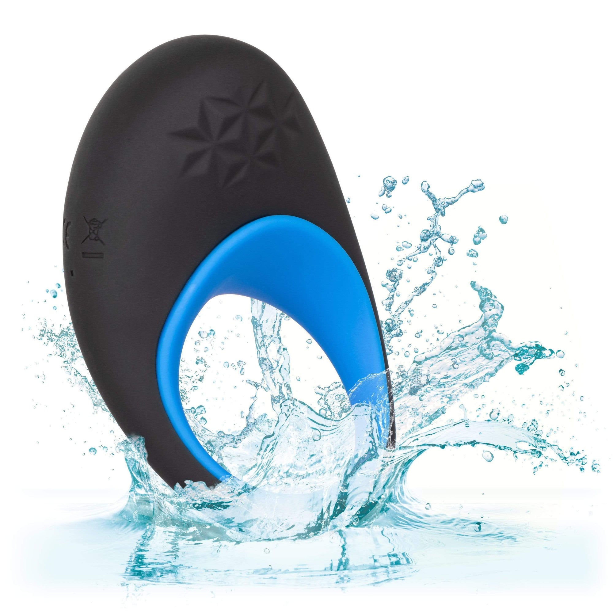 California Exotics - Link Up Max Vibrating Cock Ring (Black) Silicone Cock Ring (Vibration) Rechargeable 716770094735 CherryAffairs