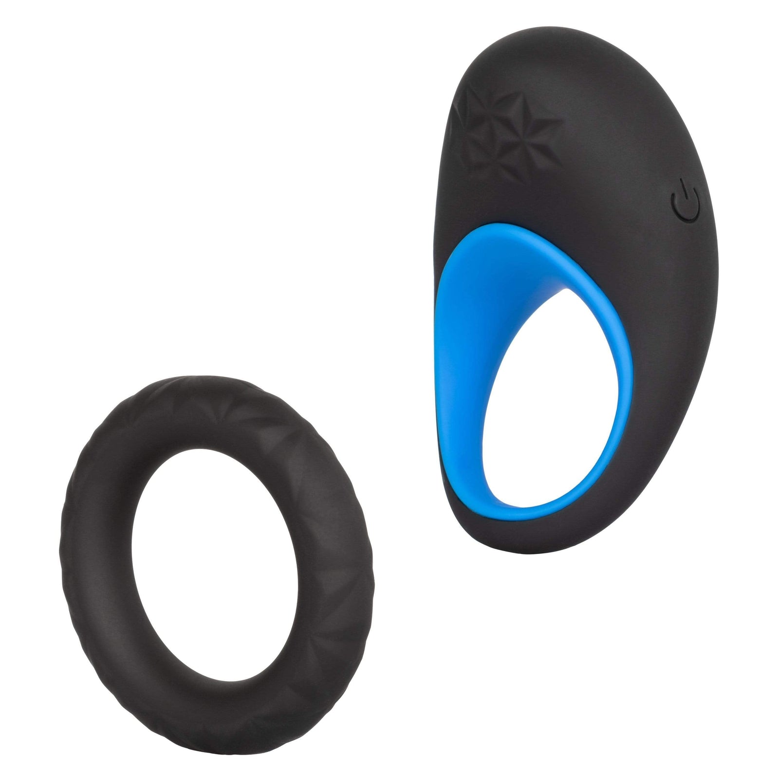 California Exotics - Link Up Max Vibrating Cock Ring (Black) Silicone Cock Ring (Vibration) Rechargeable 716770094735 CherryAffairs