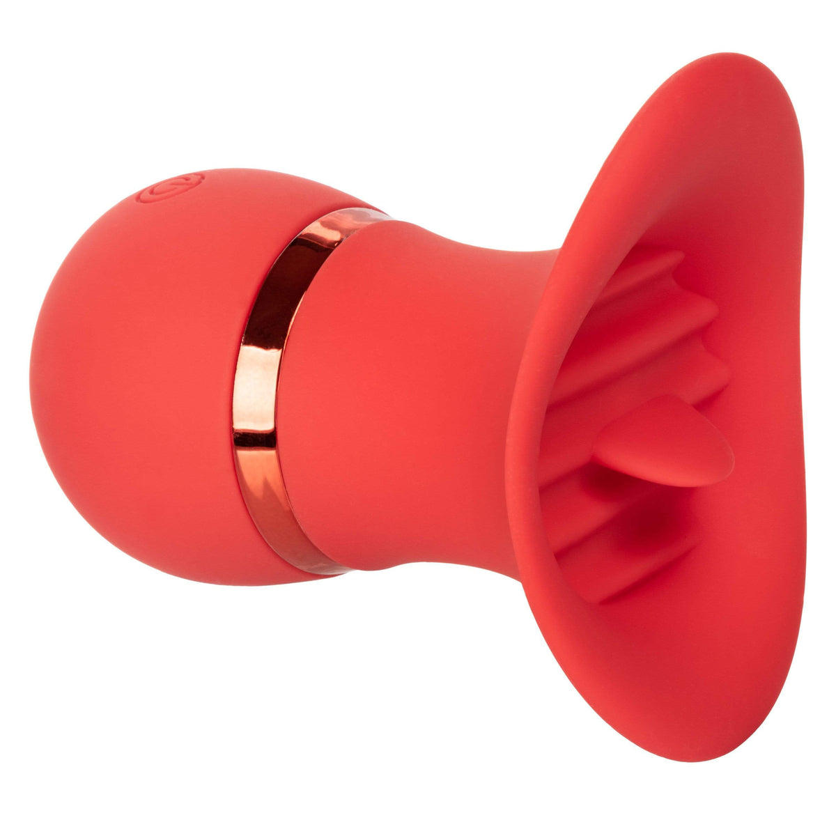 California Exotics - French Kiss Charmer Clit Massager (Red) Clit Massager (Vibration) Rechargeable 716770094780 CherryAffairs