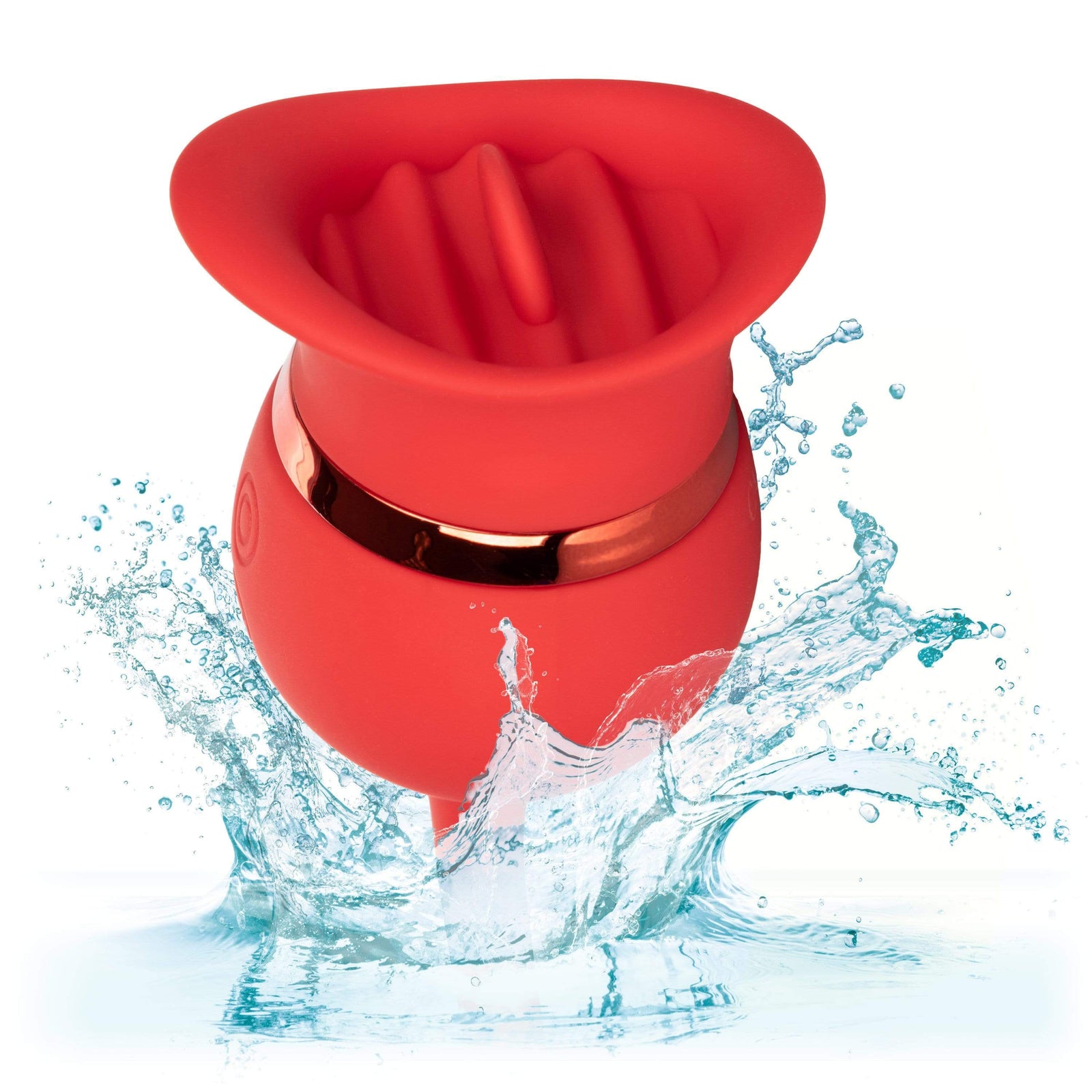 California Exotics - French Kiss Casanova Egg and Clit Massager (Red) Clit Massager (Vibration) Rechargeable 716770094797 CherryAffairs