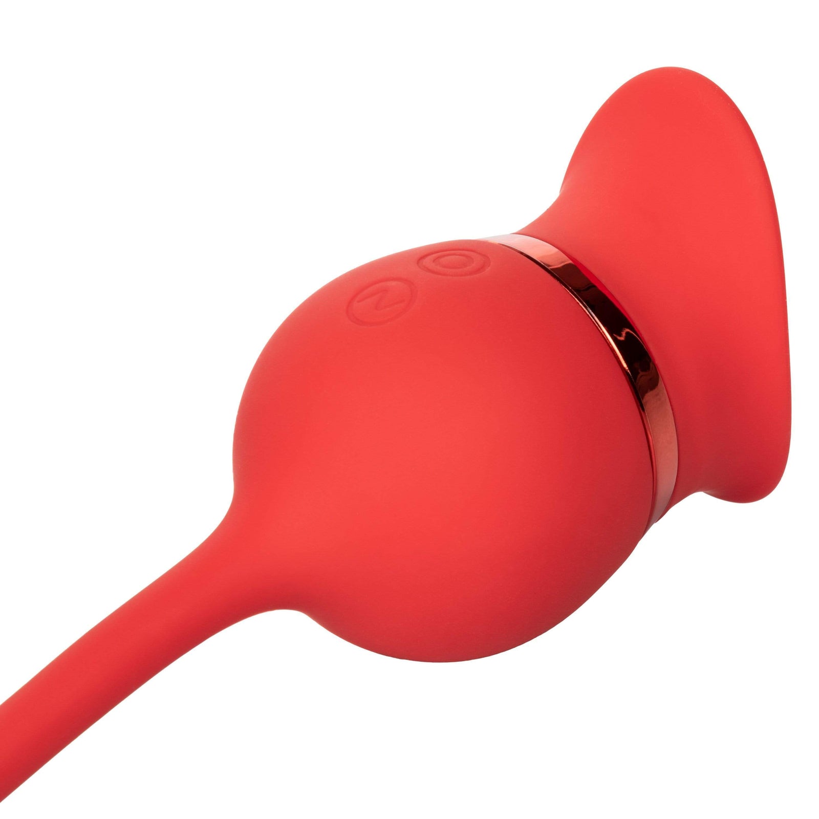California Exotics - French Kiss Casanova Egg and Clit Massager (Red) Clit Massager (Vibration) Rechargeable 716770094797 CherryAffairs