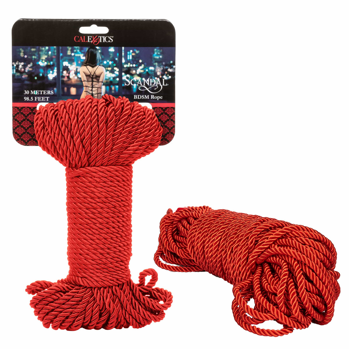 California Exotics - Scandal BDSM Rope 30m (Red) Rope 716770094926 CherryAffairs