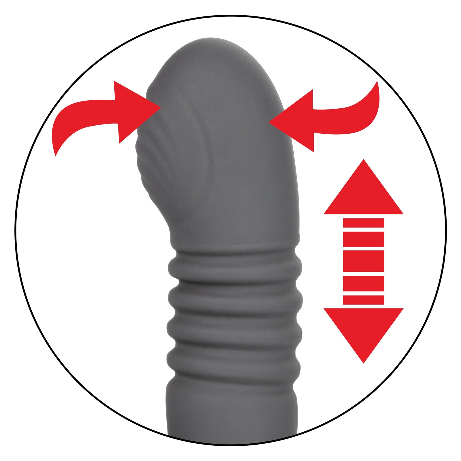 California Exotics - Eclipse Wristband Remote Thrusting Rotator Probe Anal Plug (Black) Remote Control Anal Plug (Vibration) Rechargeable 716770095787 CherryAffairs