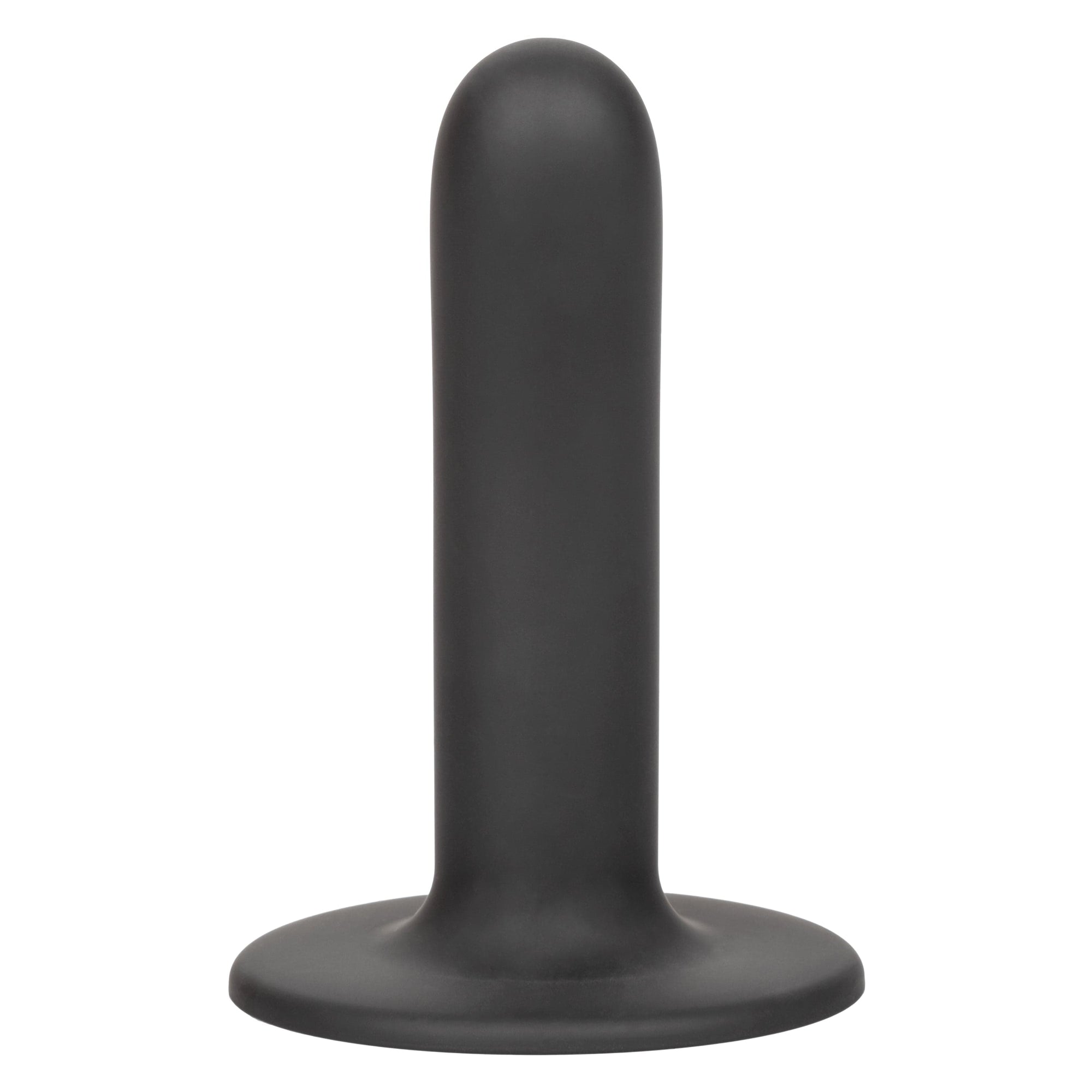 California Exotics - Boundless Smooth Pegging Probe Strap on Dildo 4.75" (Black) Non Realistic Dildo with suction cup (Non Vibration) 716770096111 CherryAffairs