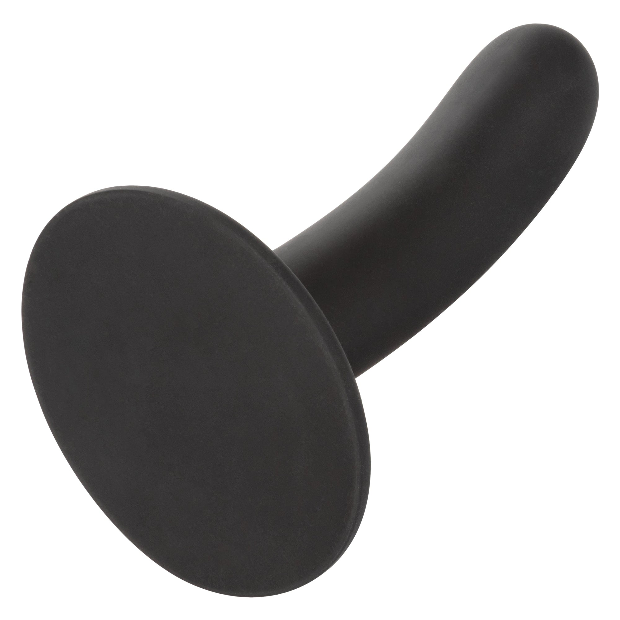 California Exotics - Boundless Smooth Pegging Probe Strap on Dildo 4.75" (Black) Non Realistic Dildo with suction cup (Non Vibration) 716770096111 CherryAffairs