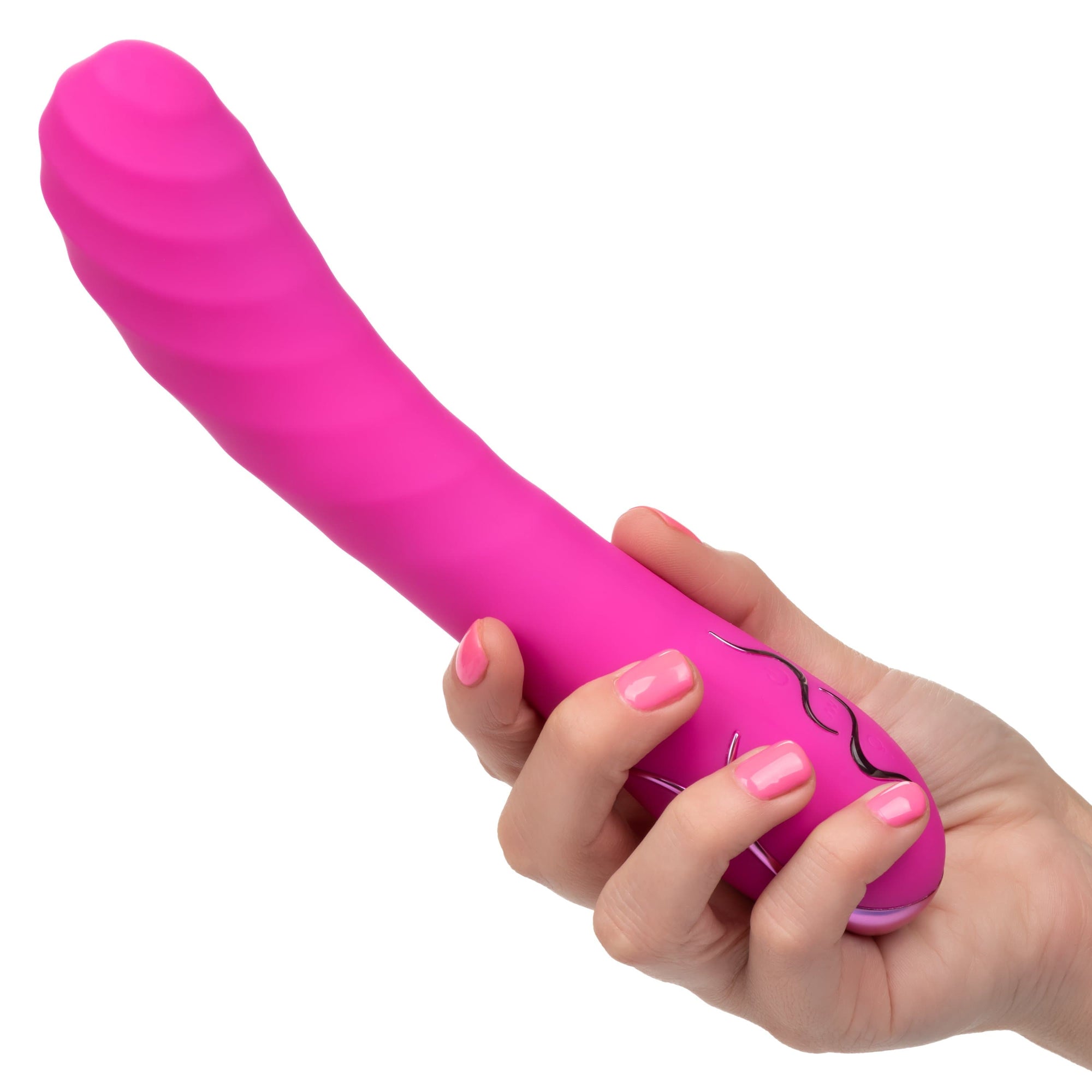 California Exotics - Insatiable G Inflatable G Spot Vibrator (Pink) G Spot Dildo (Vibration) Rechargeable 716770097132 CherryAffairs