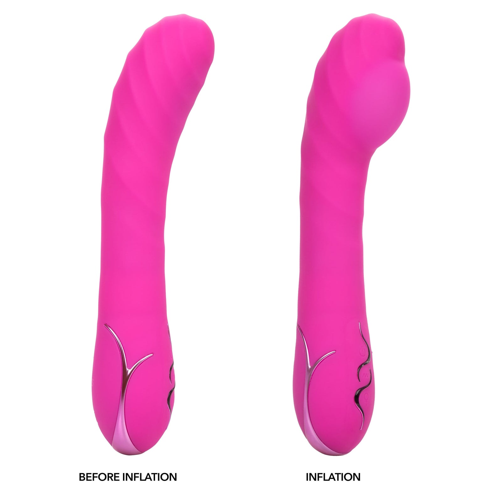 California Exotics - Insatiable G Inflatable G Spot Vibrator (Pink) G Spot Dildo (Vibration) Rechargeable 716770097132 CherryAffairs