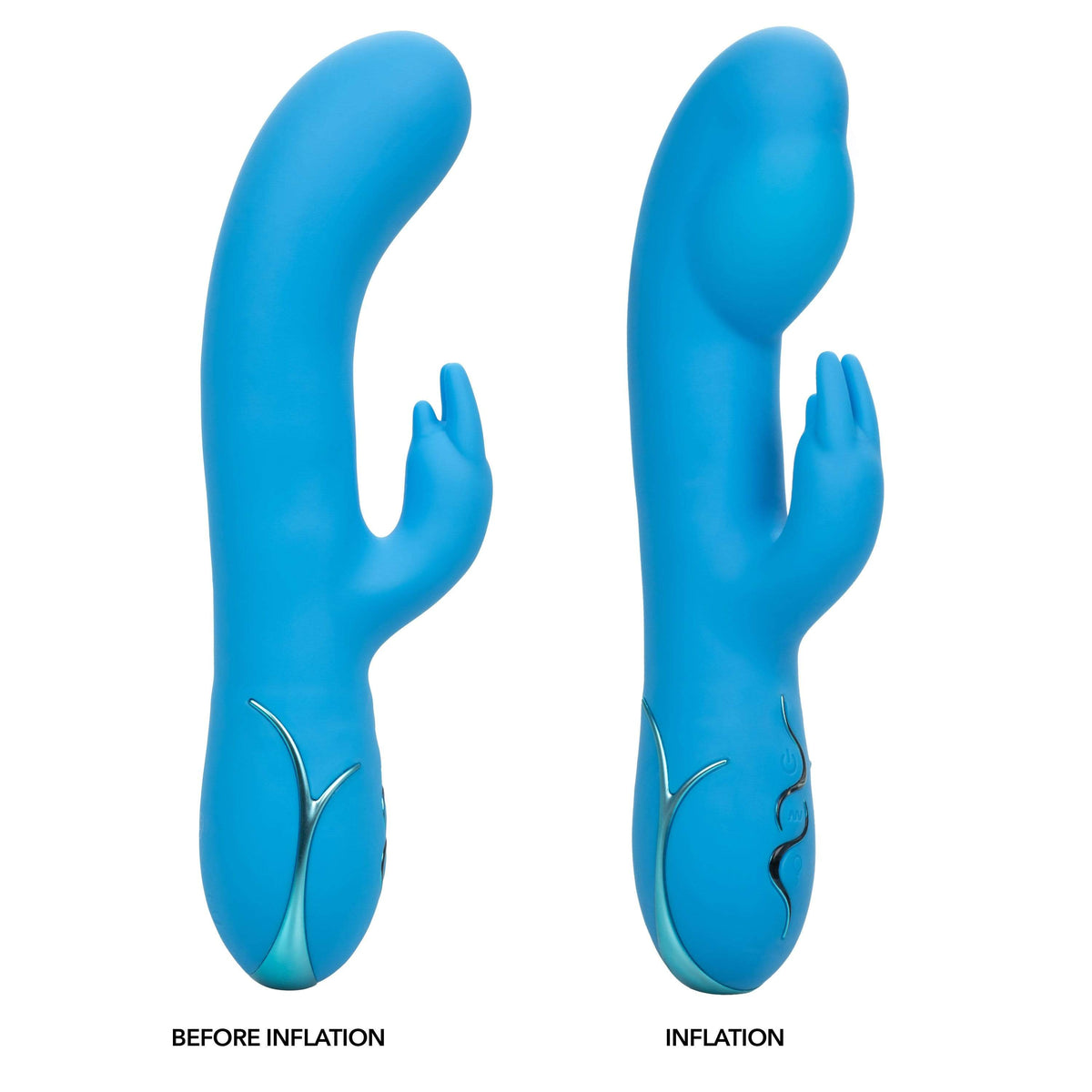 California Exotics - Insatiable G Inflatable G Bunny Vibrator (Blue) Rabbit Dildo (Vibration) Rechargeable 716770097149 CherryAffairs