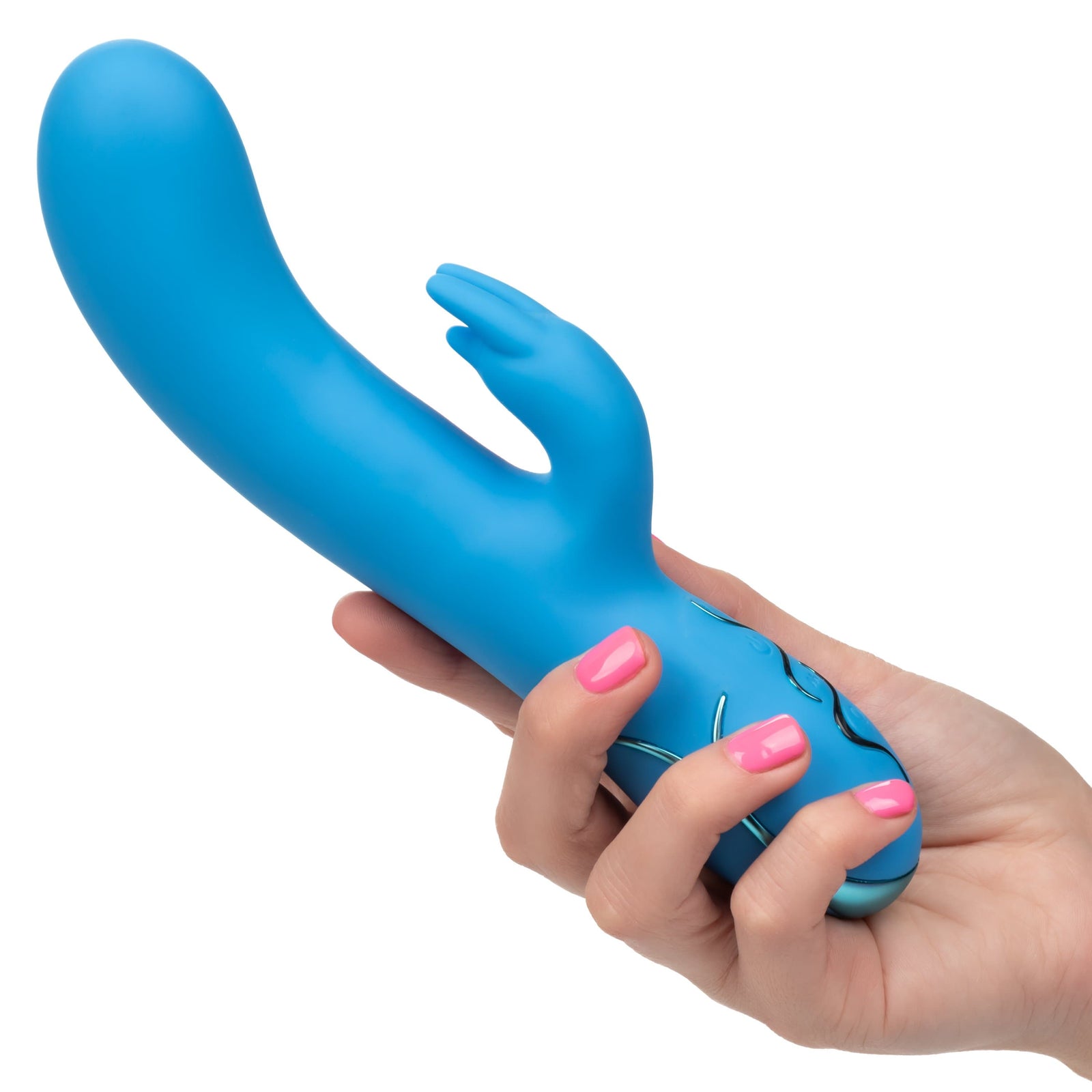 California Exotics - Insatiable G Inflatable G Bunny Vibrator (Blue) Rabbit Dildo (Vibration) Rechargeable 716770097149 CherryAffairs