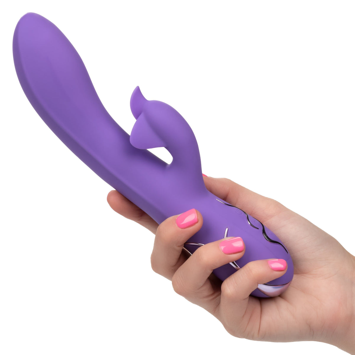 California Exotics - Insatiable G Inflatable G Flutter Rabbit Vibrator (Purple) Rabbit Dildo (Vibration) Rechargeable 716770097156 CherryAffairs