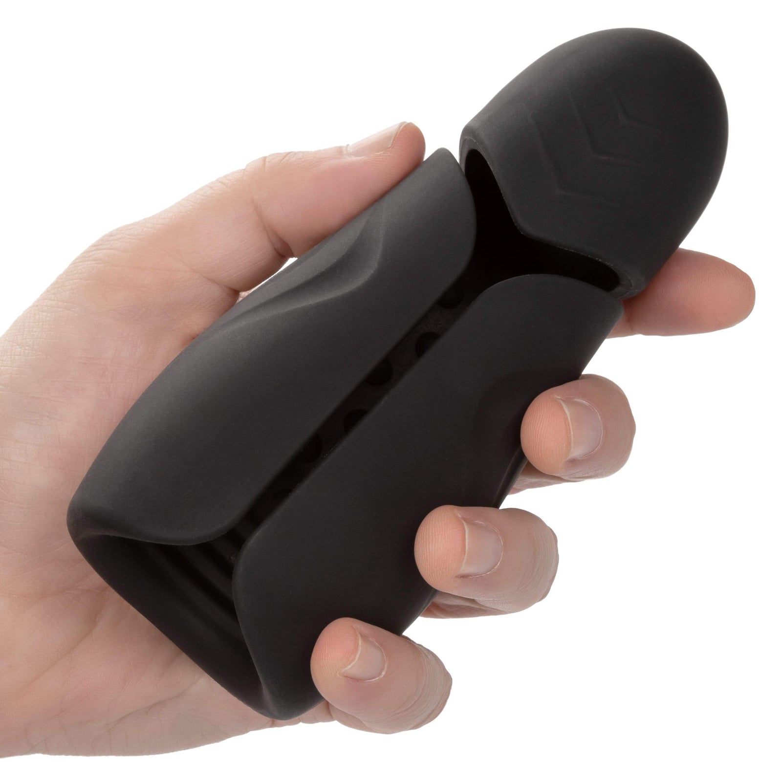 California Exotics - Optimum Power Elite Pro Stroker Masturbator (Black) Masturbator Soft Stroker (Vibration) Rechargeable 716770097187 CherryAffairs