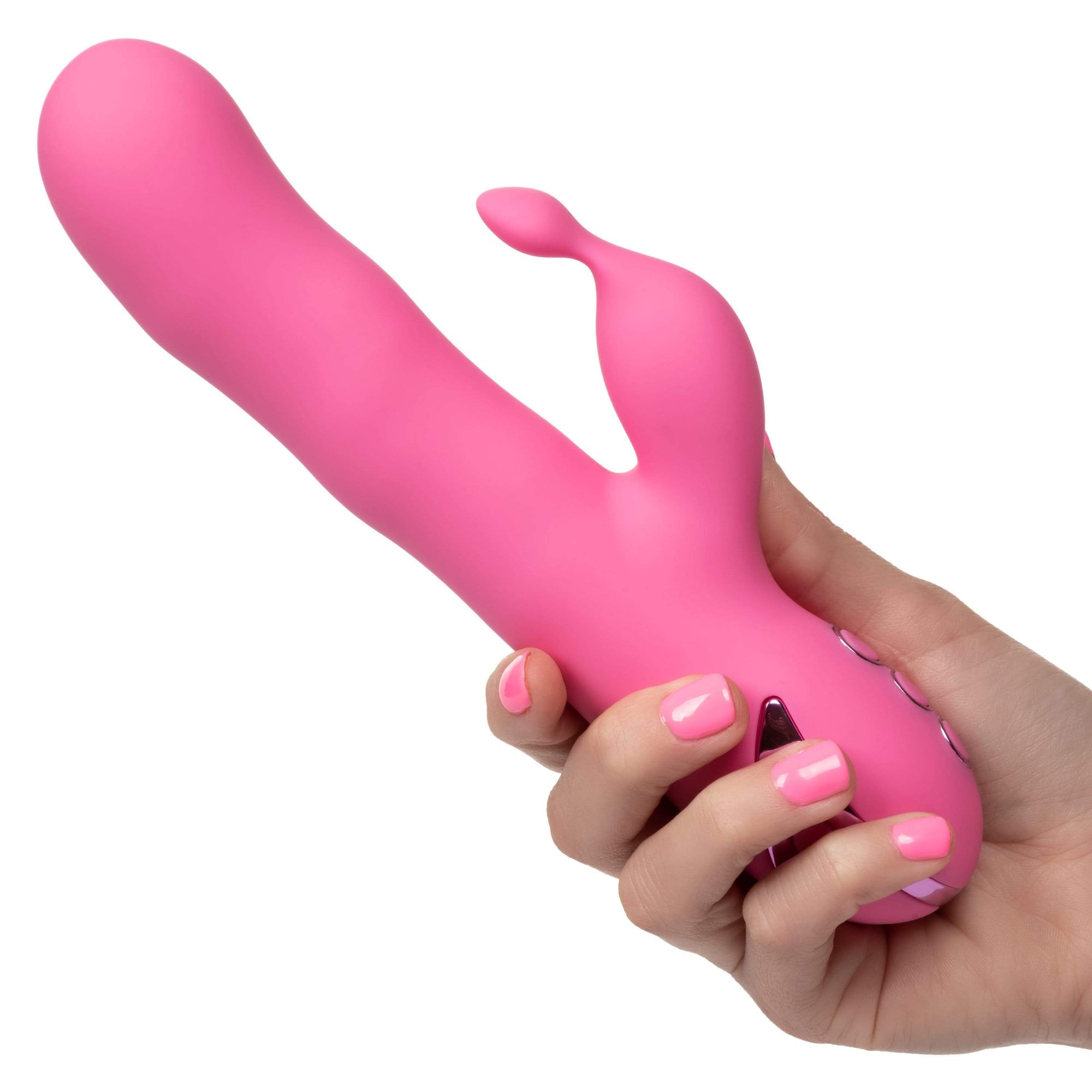 California Exotics - California Dreaming Santa Barbara Surfer Rabbit Vibrator (Pink) Rabbit Dildo (Vibration) Rechargeable 716770097903 CherryAffairs