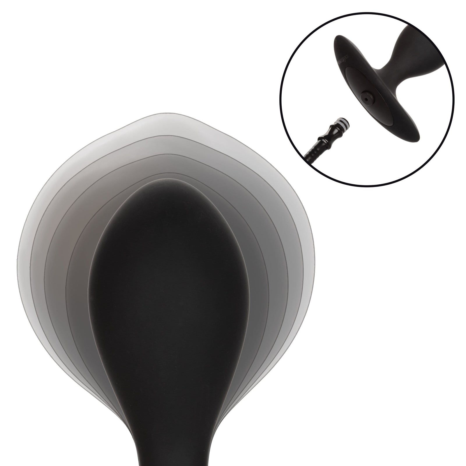 California Exotics - Colt Weighted Inflatable Pumper Plug (Black) Expandable Anal Plug (Non Vibration) 716770098948 CherryAffairs