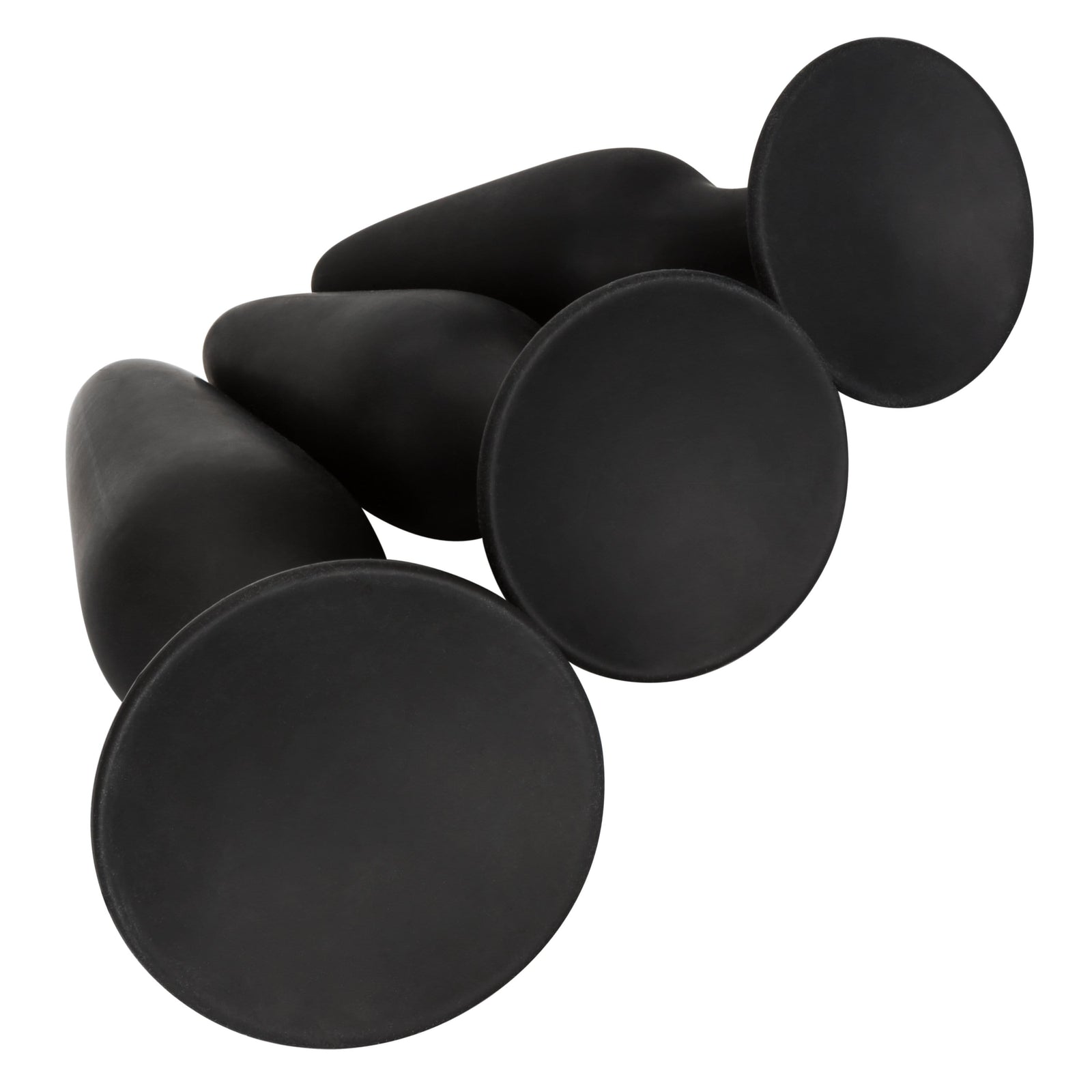 California Exotics - Colt Silicone Anal Trainer Kit 3 Plugs (Black) Anal Kit (Non Vibration) 530352746 CherryAffairs