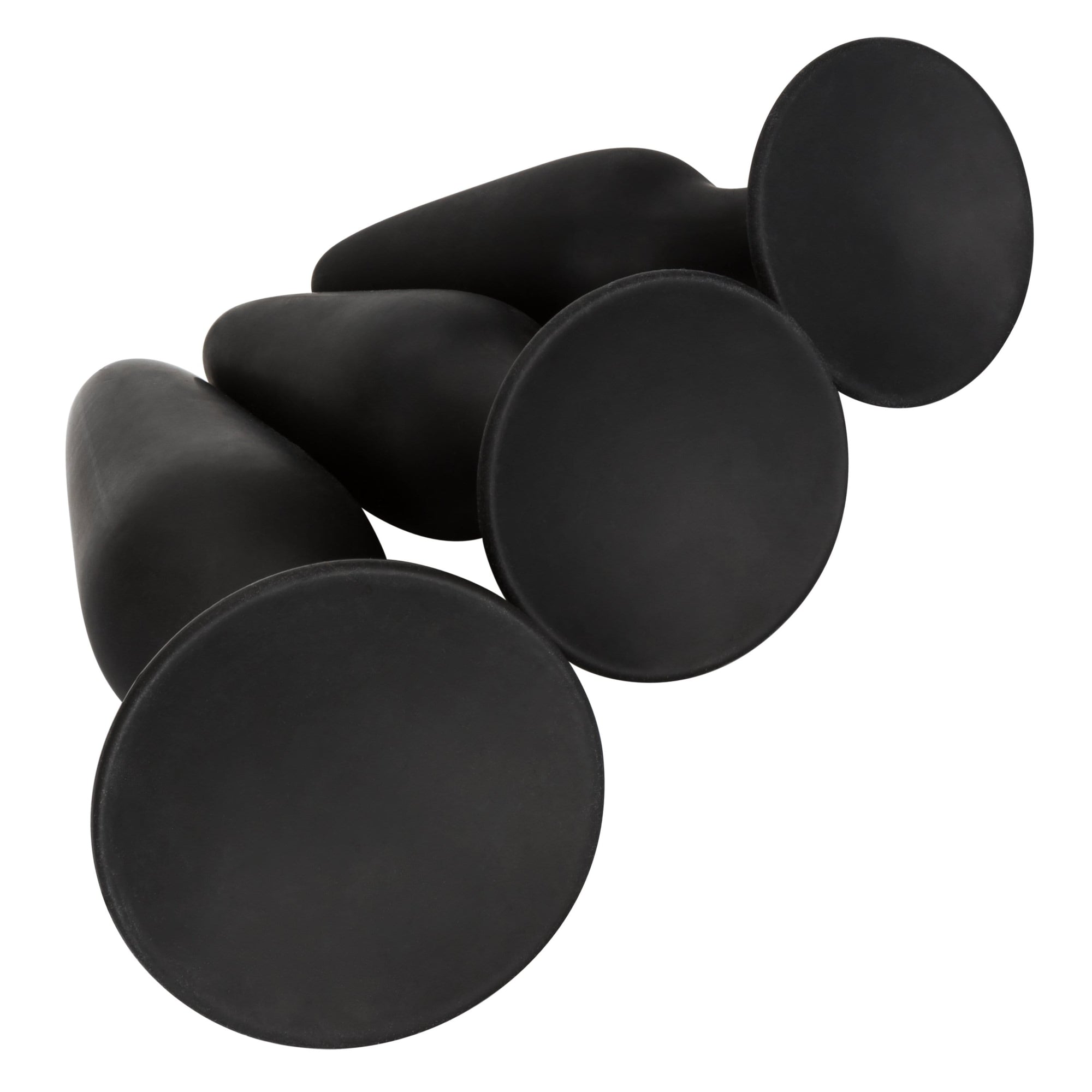 California Exotics - Colt Silicone Anal Trainer Kit 3 Plugs (Black) Anal Kit (Non Vibration) 530352746 CherryAffairs