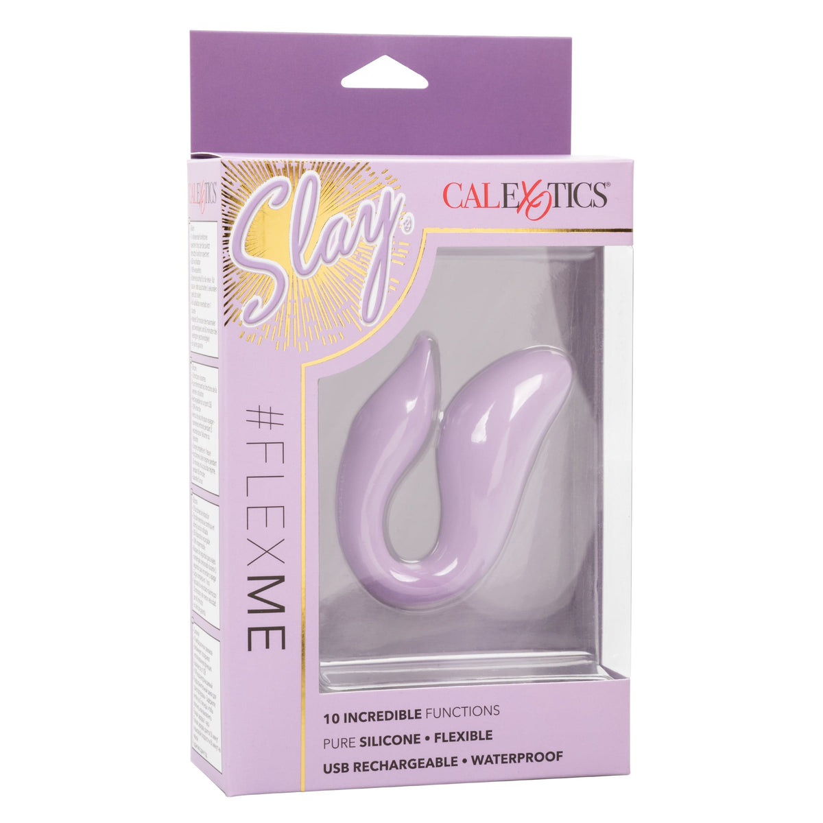 California Exotics - Slay FlexMe Flexible Vibrator (Purple) G Spot Dildo (Vibration) Rechargeable 716770099136 CherryAffairs
