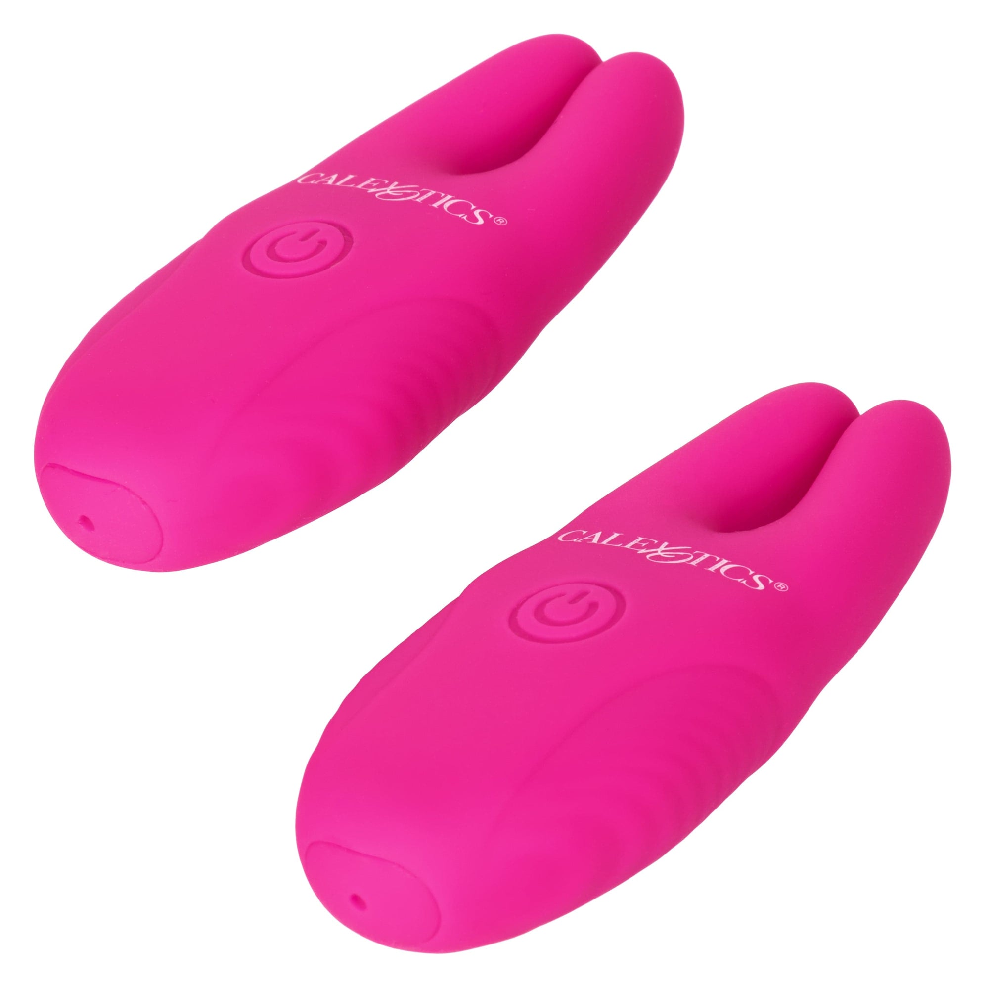 California Exotics - Silicone Remote Control Vibrating Nipple Clamps (Pink) Nipple Clamps (Vibration) Rechargeable 620083276 CherryAffairs