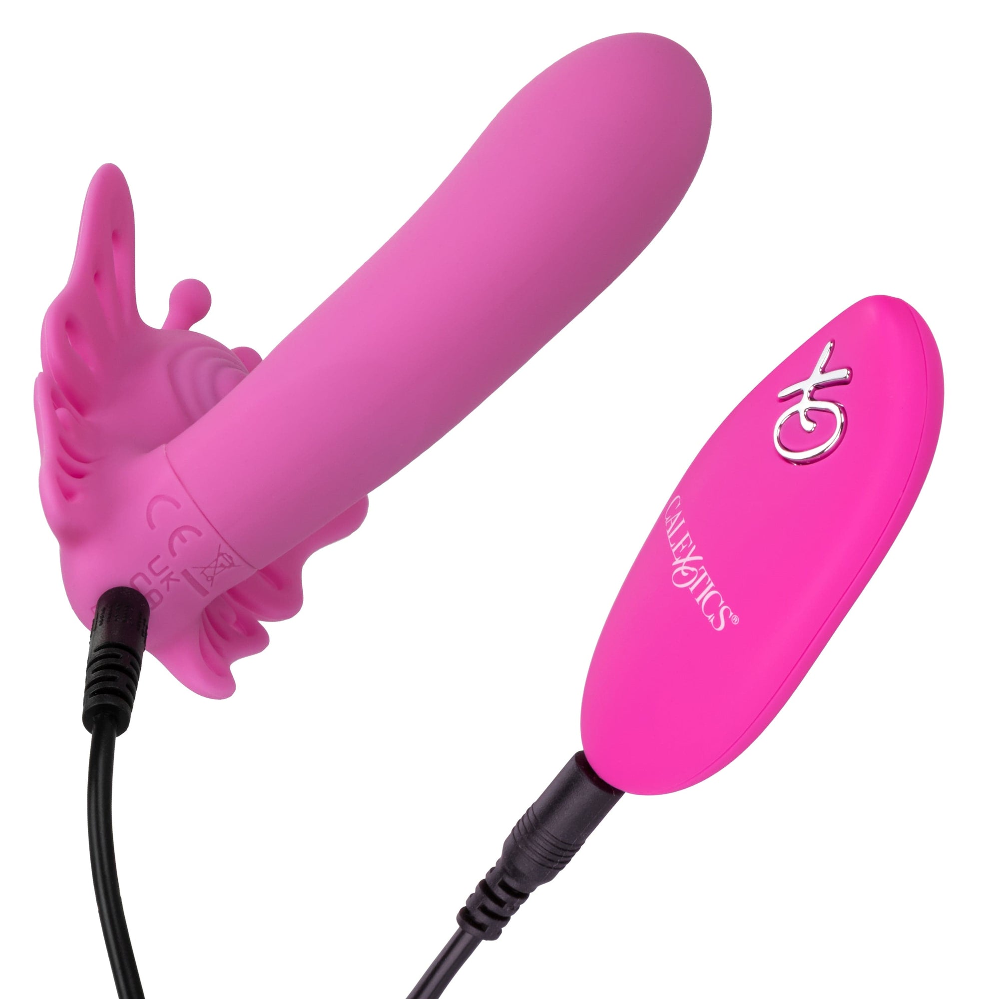 California Exotics - Venus Butterfly Silicone Remote Pulsating Venus G Spot Vibrator (Pink) G Spot Dildo (Vibration) Rechargeable 716770100856 CherryAffairs